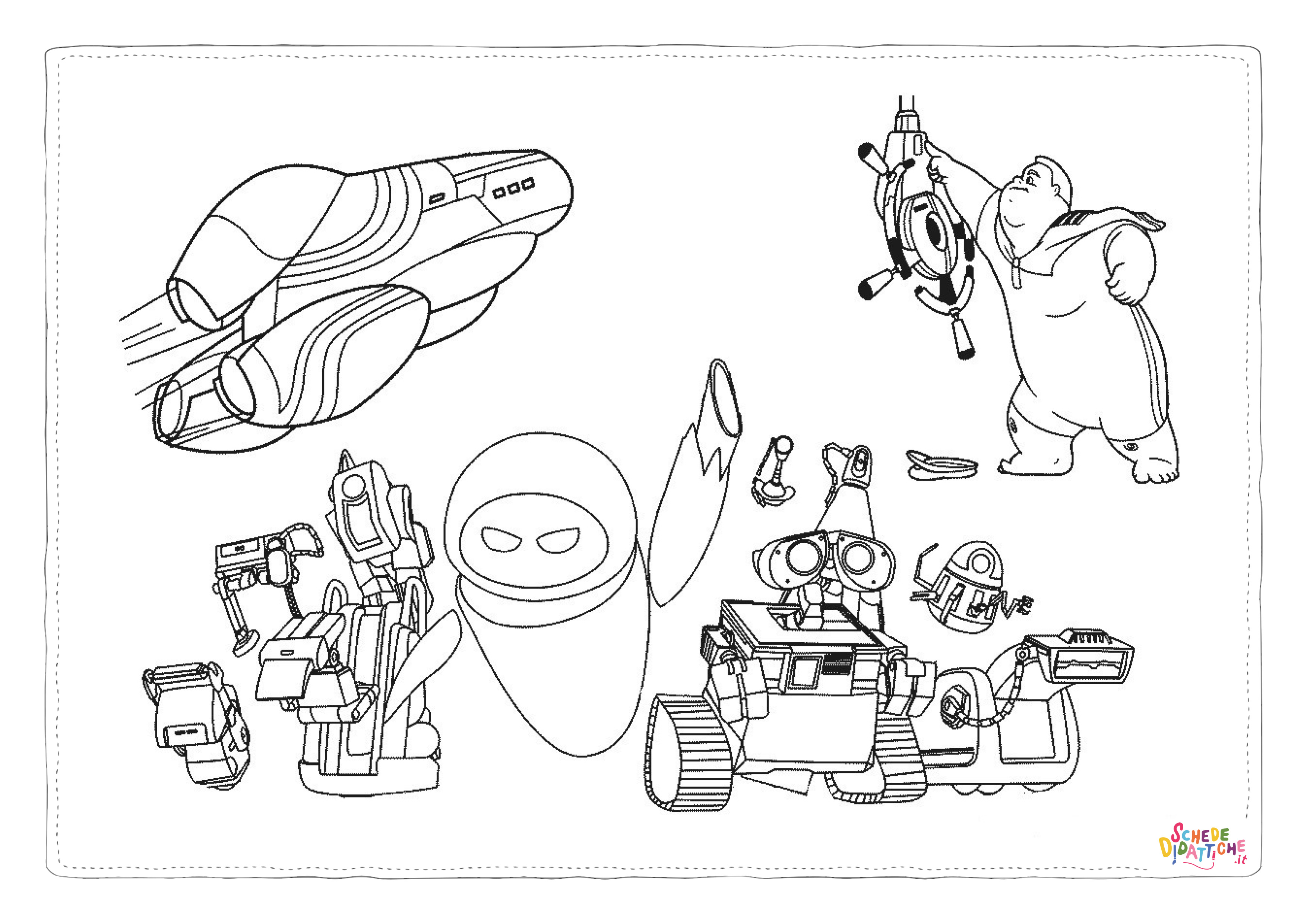 Disegno "Disegno di Wall-E da stampare e colorare 67" Disegno di Wall-E da stampare e colorare 67