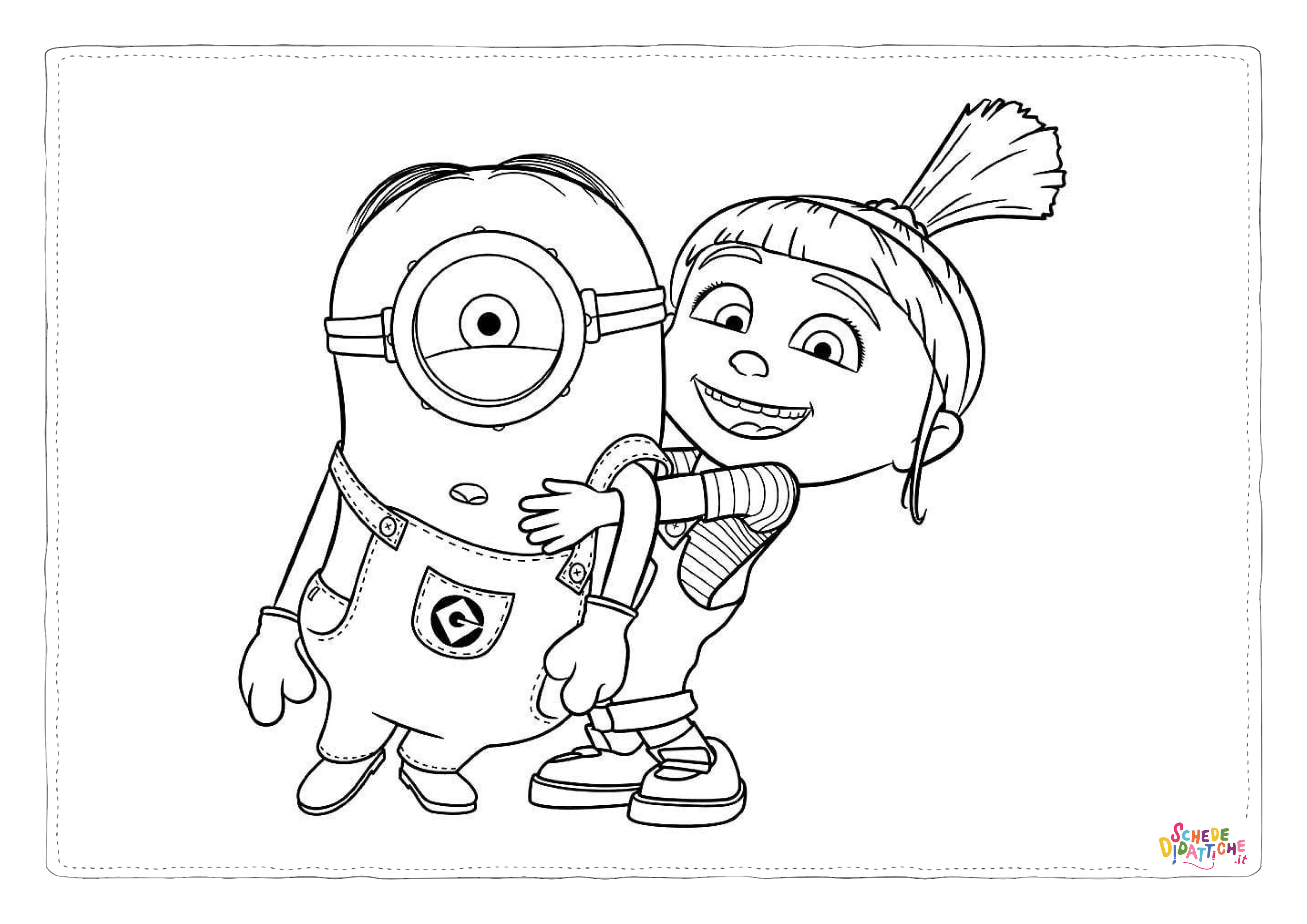 Disegno "Disegno di Cattivissimo me - Minions da stampare e colorare 77" Disegno di Cattivissimo me - Minions da stampare e colorare 77