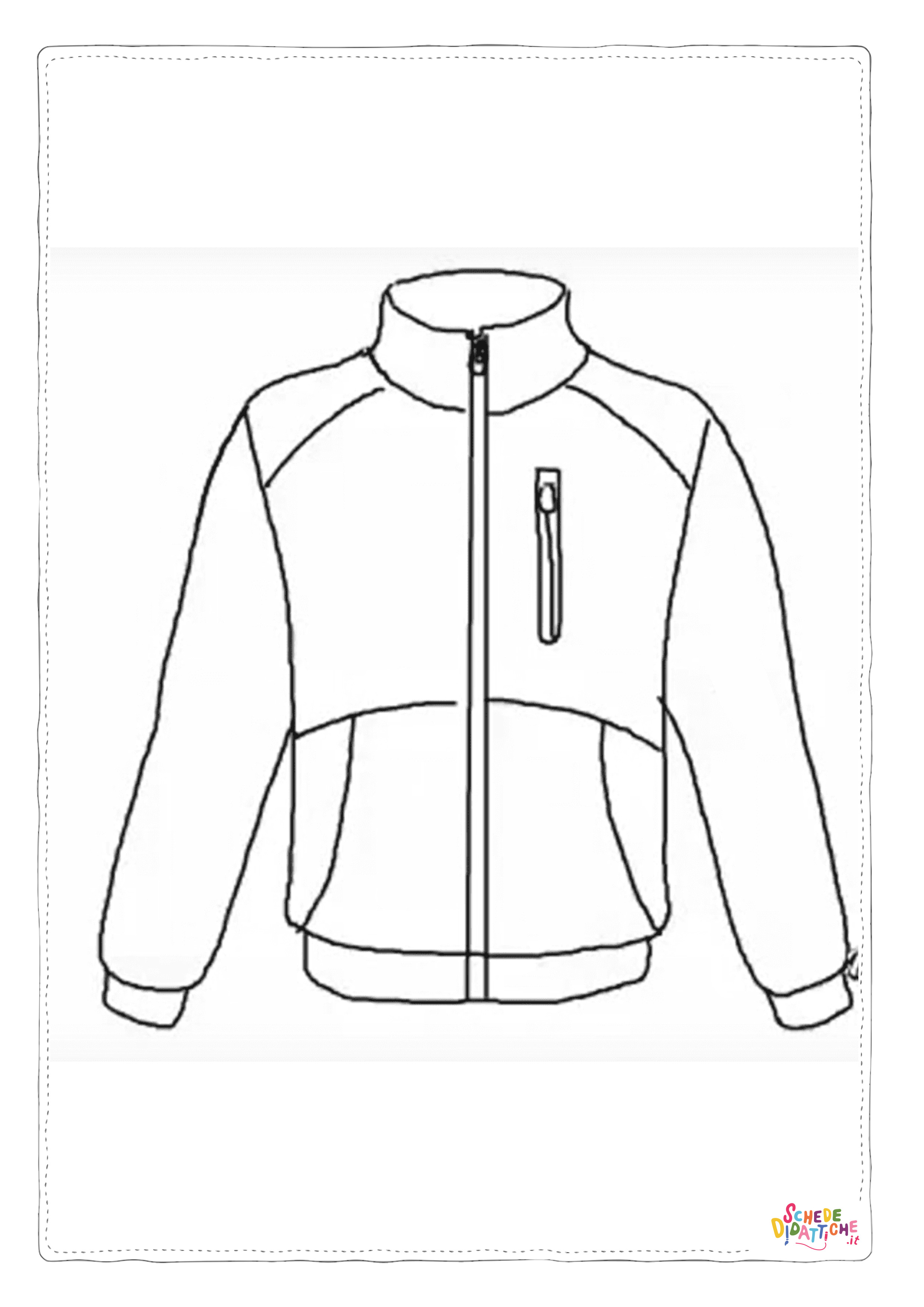 Disegno di vestito da uomo da stampare e colorare 1