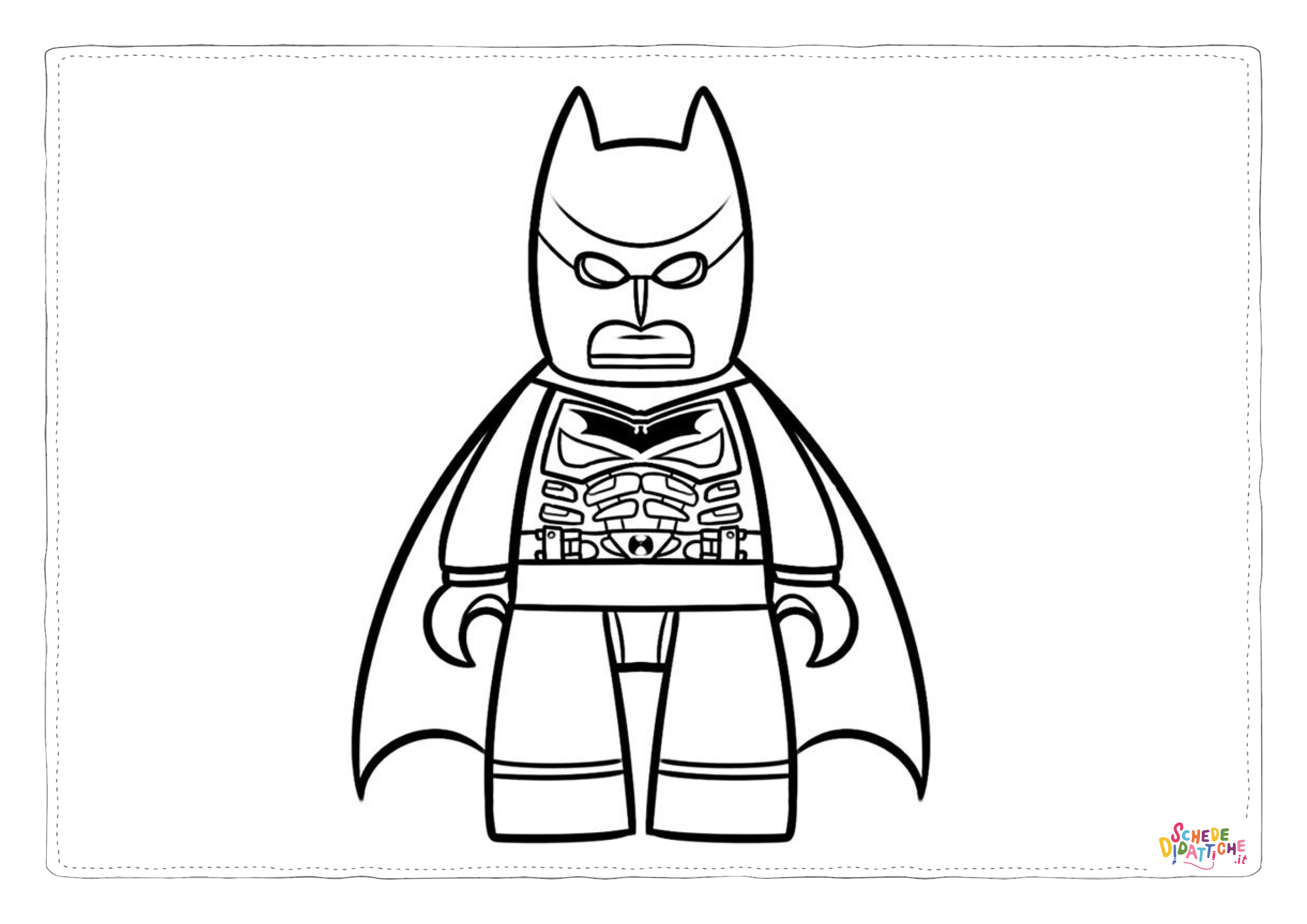 Disegno "Disegno di LEGO Batman da stampare e colorare 7" Disegno di LEGO Batman da stampare e colorare 7