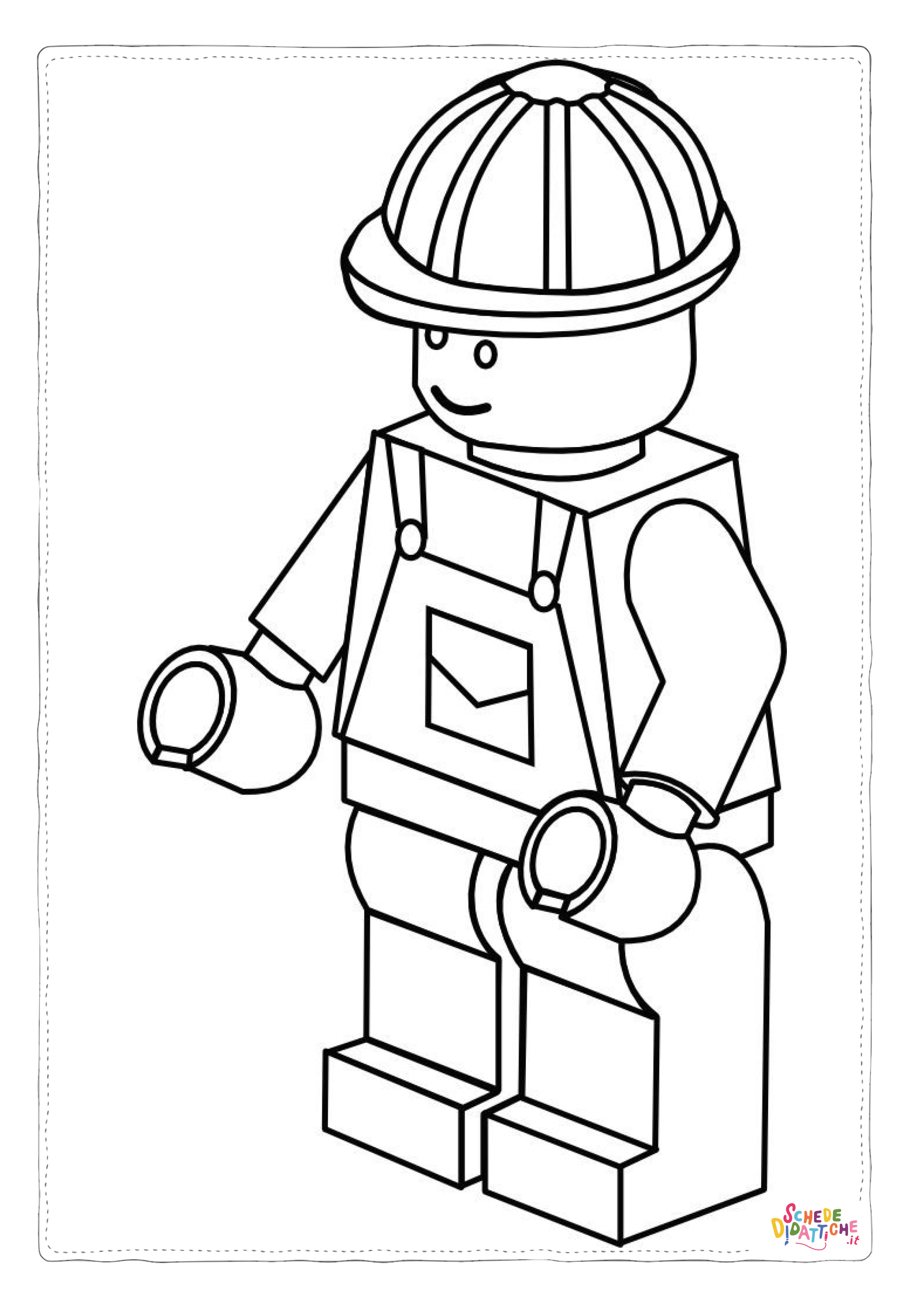 Disegno di LEGO City da stampare e colorare