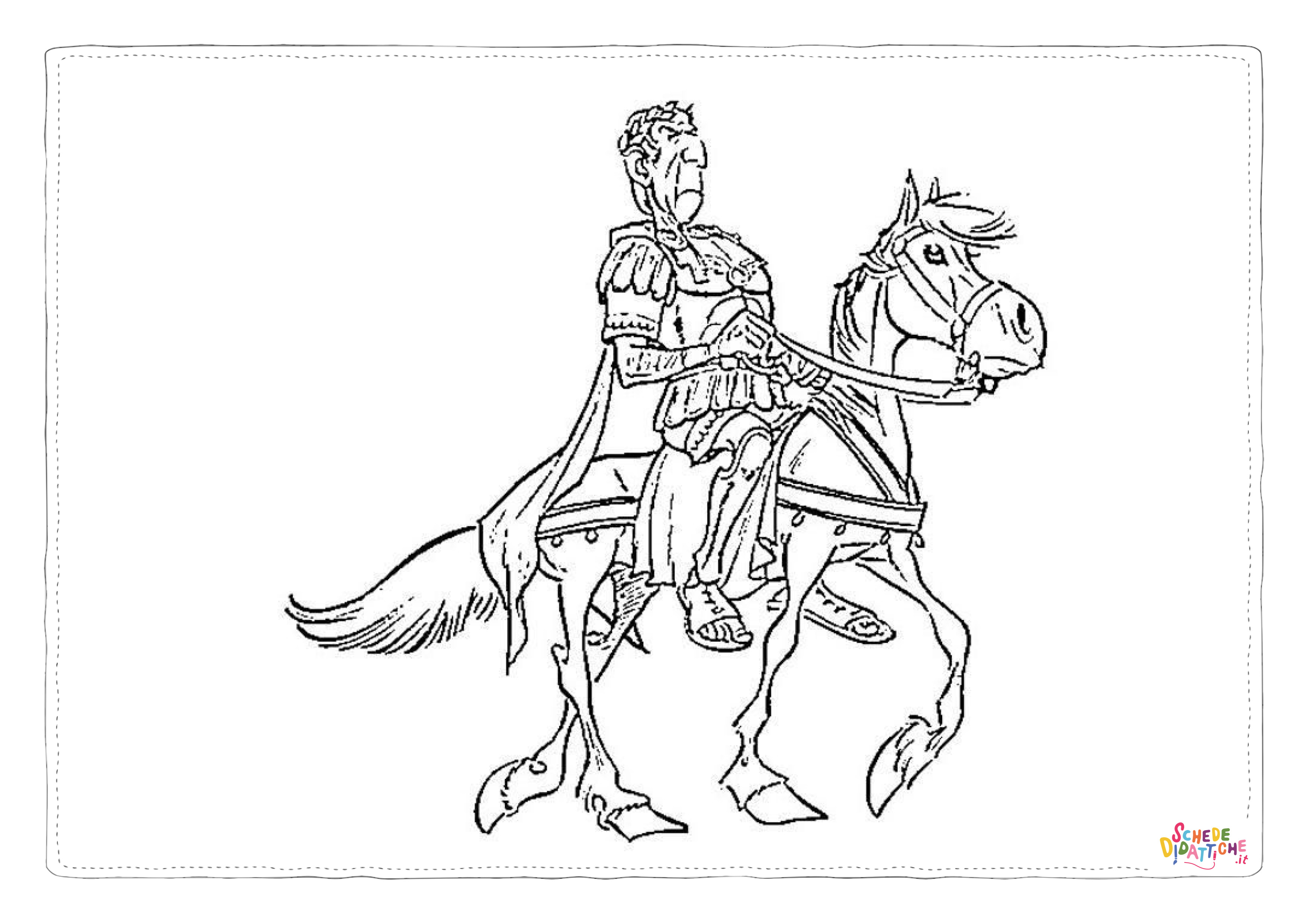 Disegno di Impero Romano da stampare e colorare 1