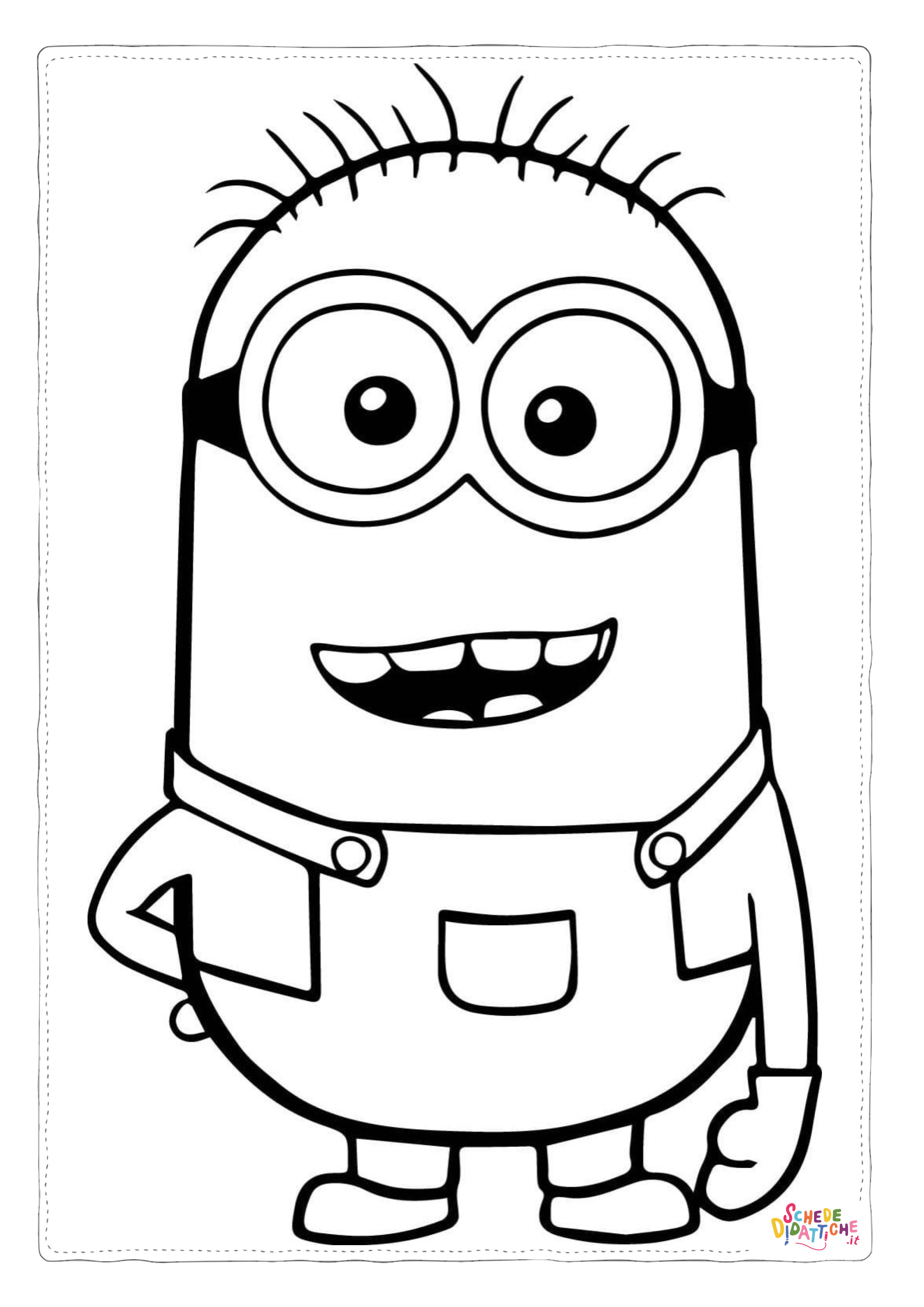 Disegno "Disegno di Cattivissimo me - Minions da stampare e colorare 62" Disegno di Cattivissimo me - Minions da stampare e colorare 62