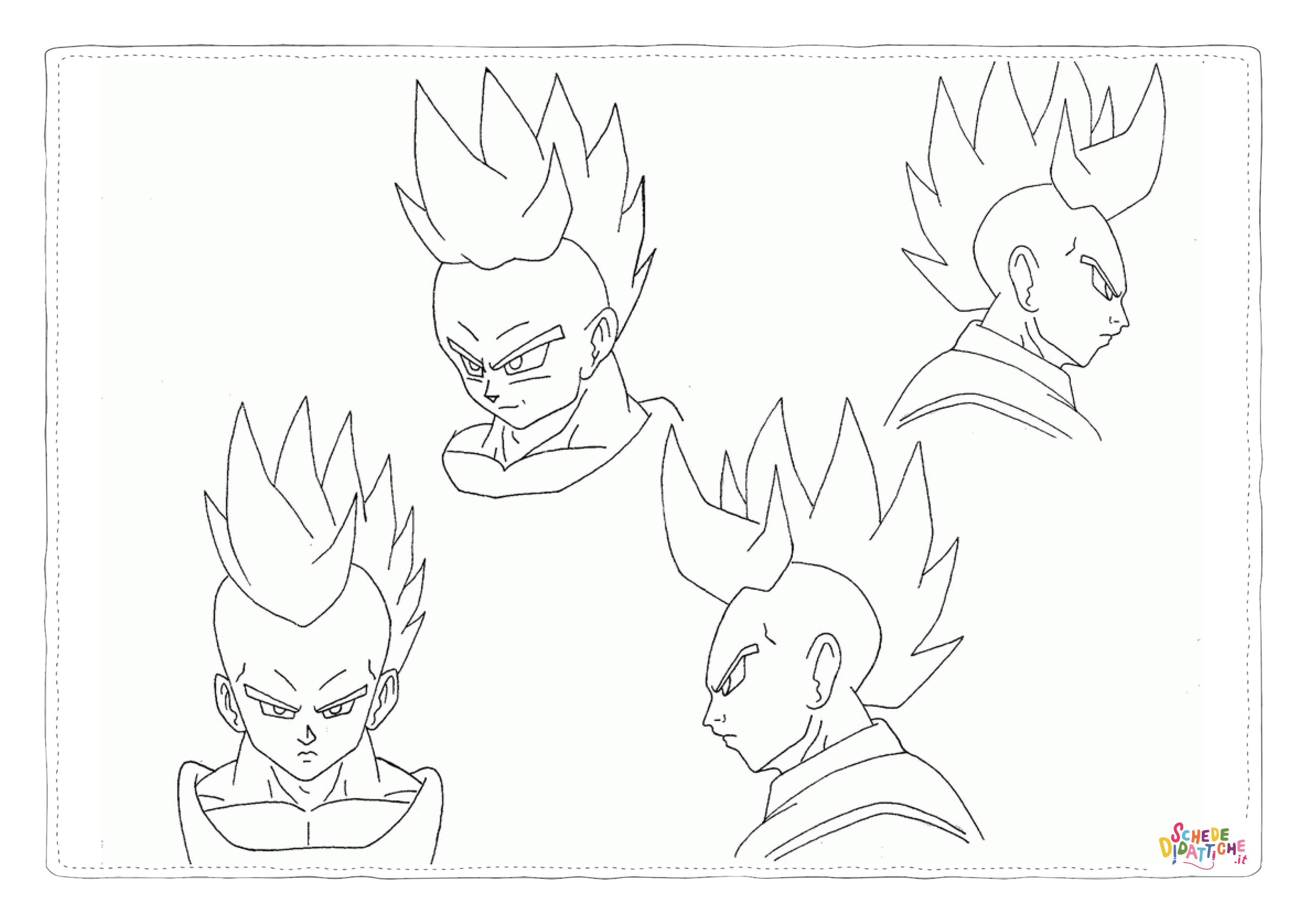 Disegno "Disegno di Dragon Ball da stampare e colorare 39" Disegno di Dragon Ball da stampare e colorare 39