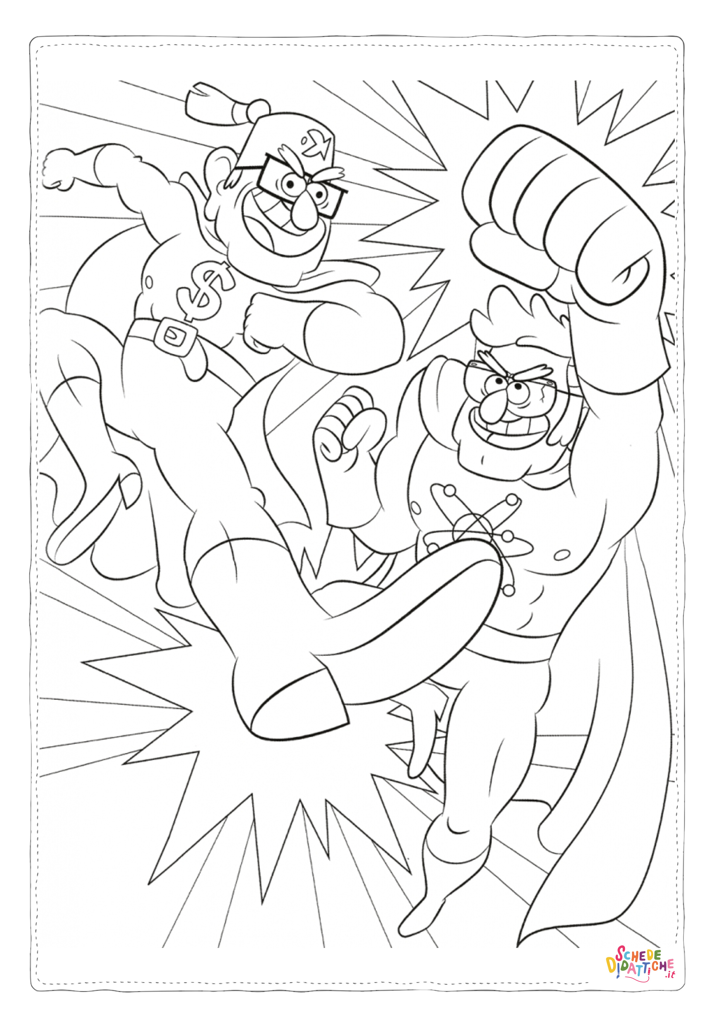 Disegno "Disegno di Gravity Falls da stampare e colorare" Disegno di Gravity Falls da stampare e colorare