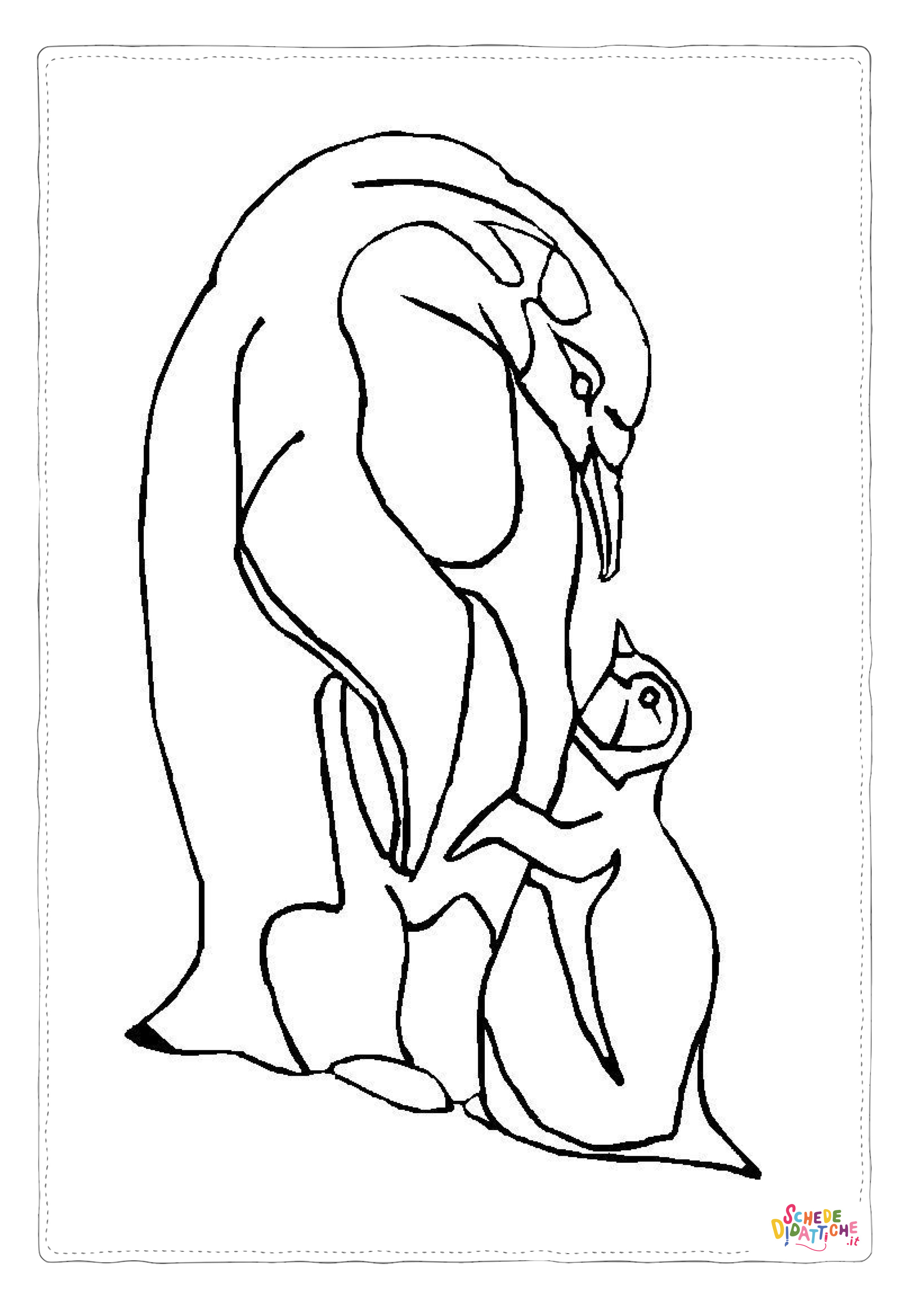 Disegno di pinguino da stampare e colorare 69