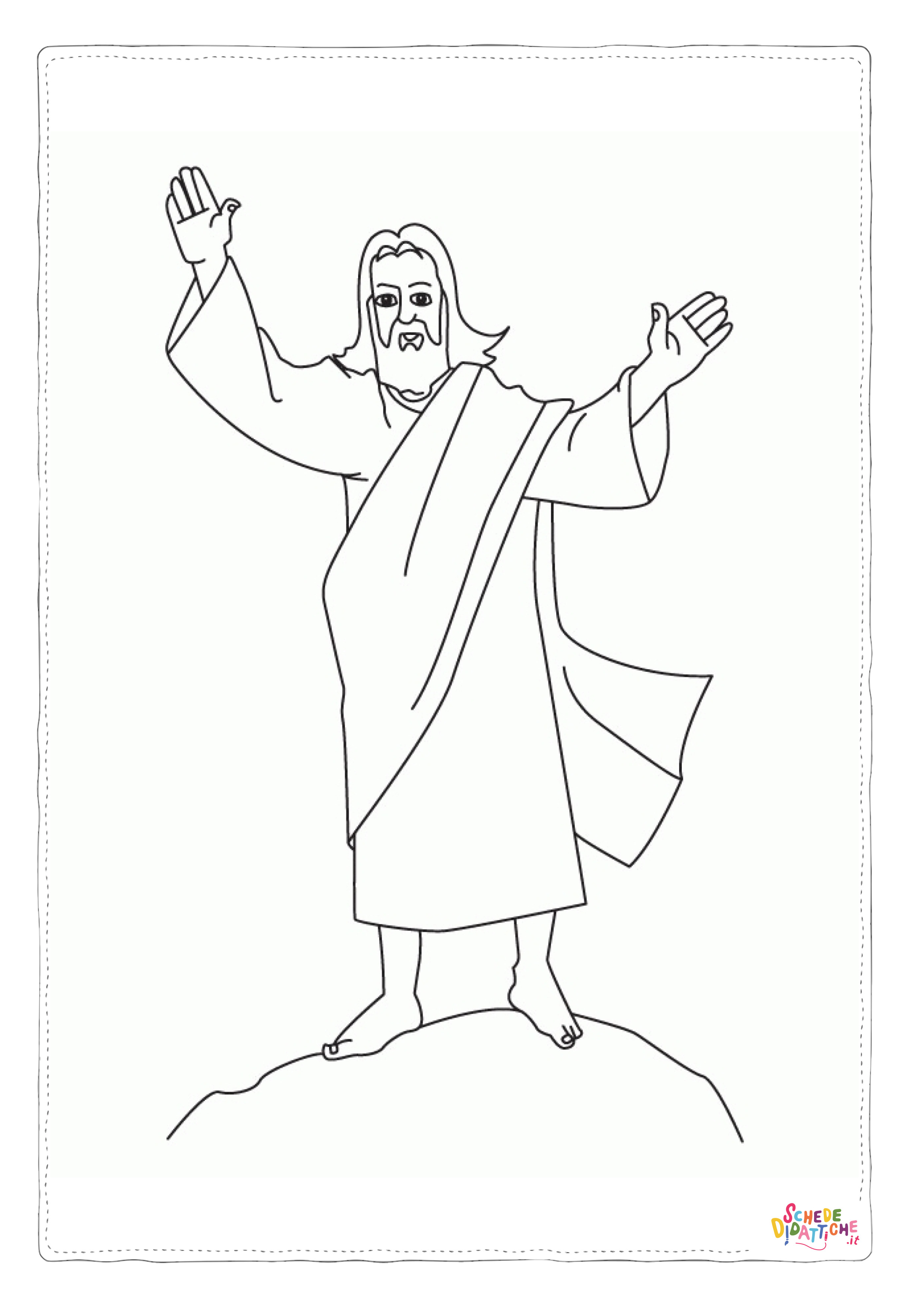 Disegno di Cristianesimo da stampare e colorare 331