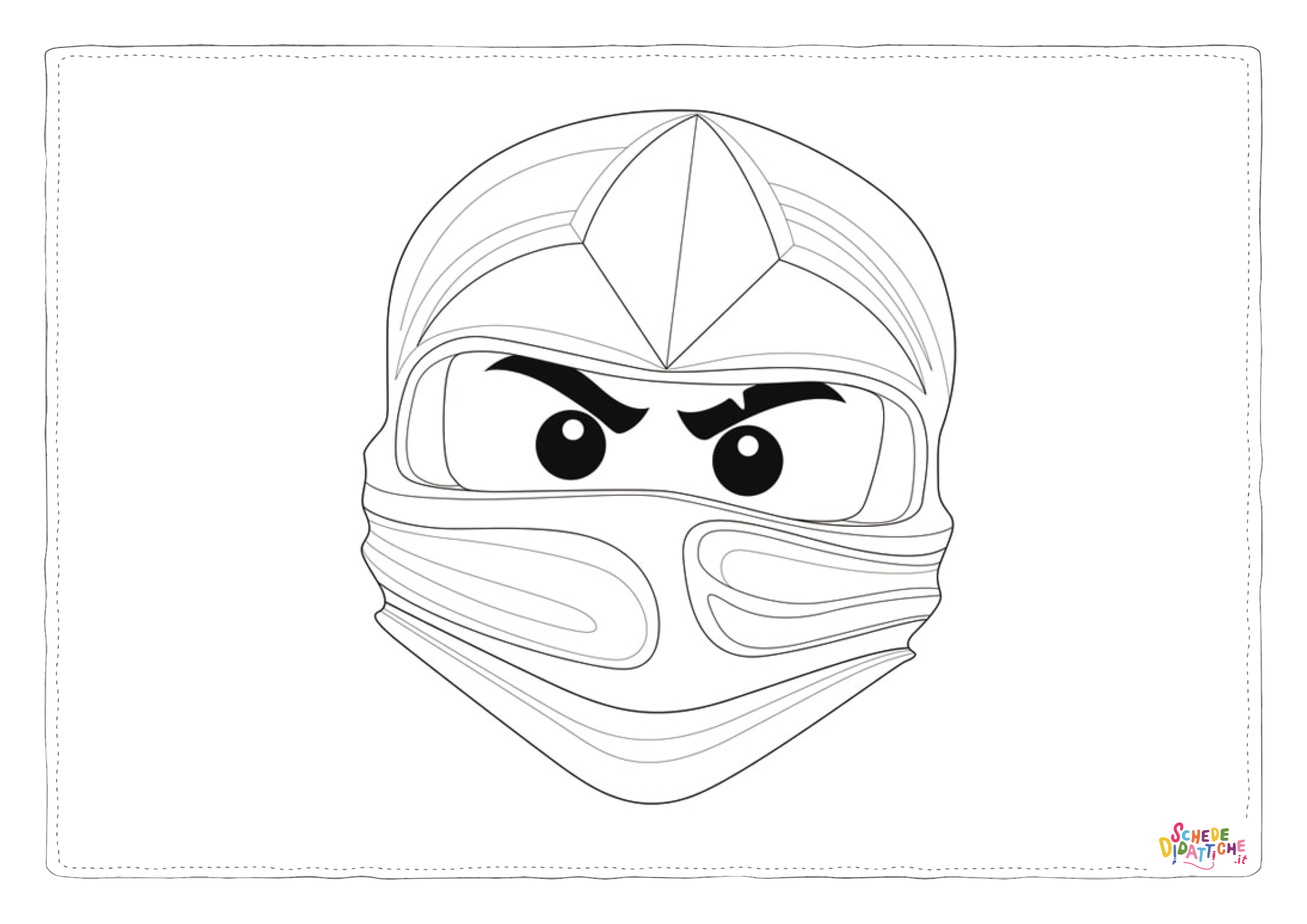 Disegno di Ninja Go da stampare e colorare 38
