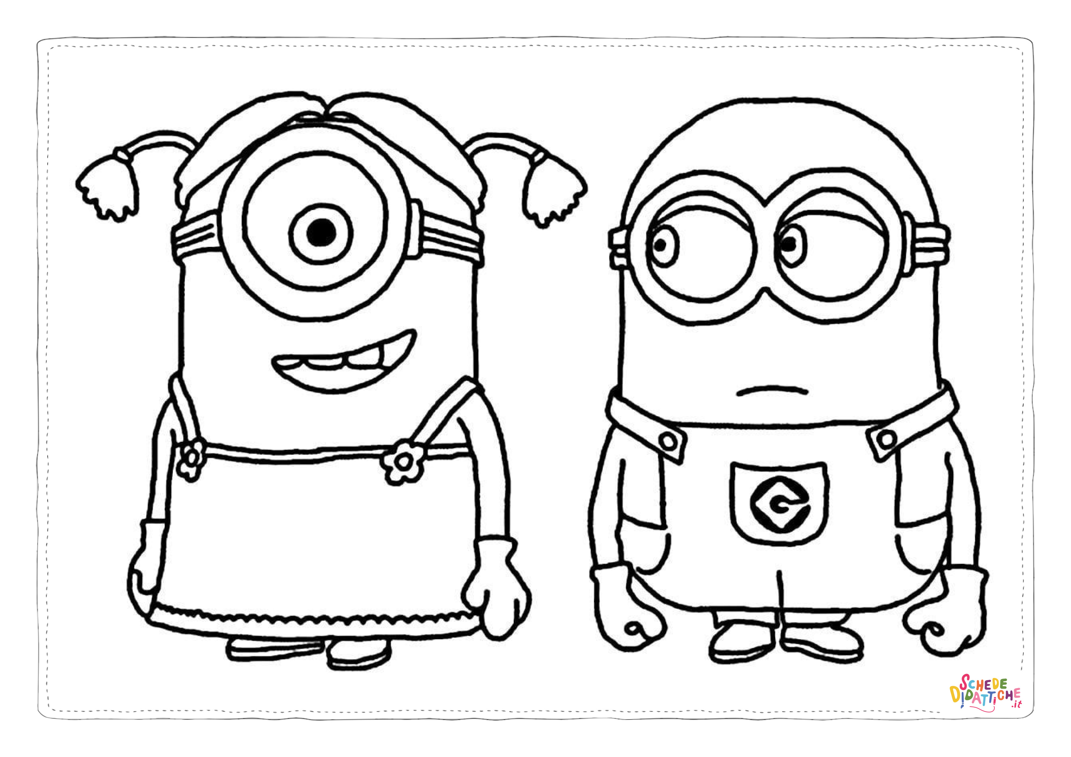 Disegno "Disegno di Cattivissimo me - Minions da stampare e colorare 68" Disegno di Cattivissimo me - Minions da stampare e colorare 68