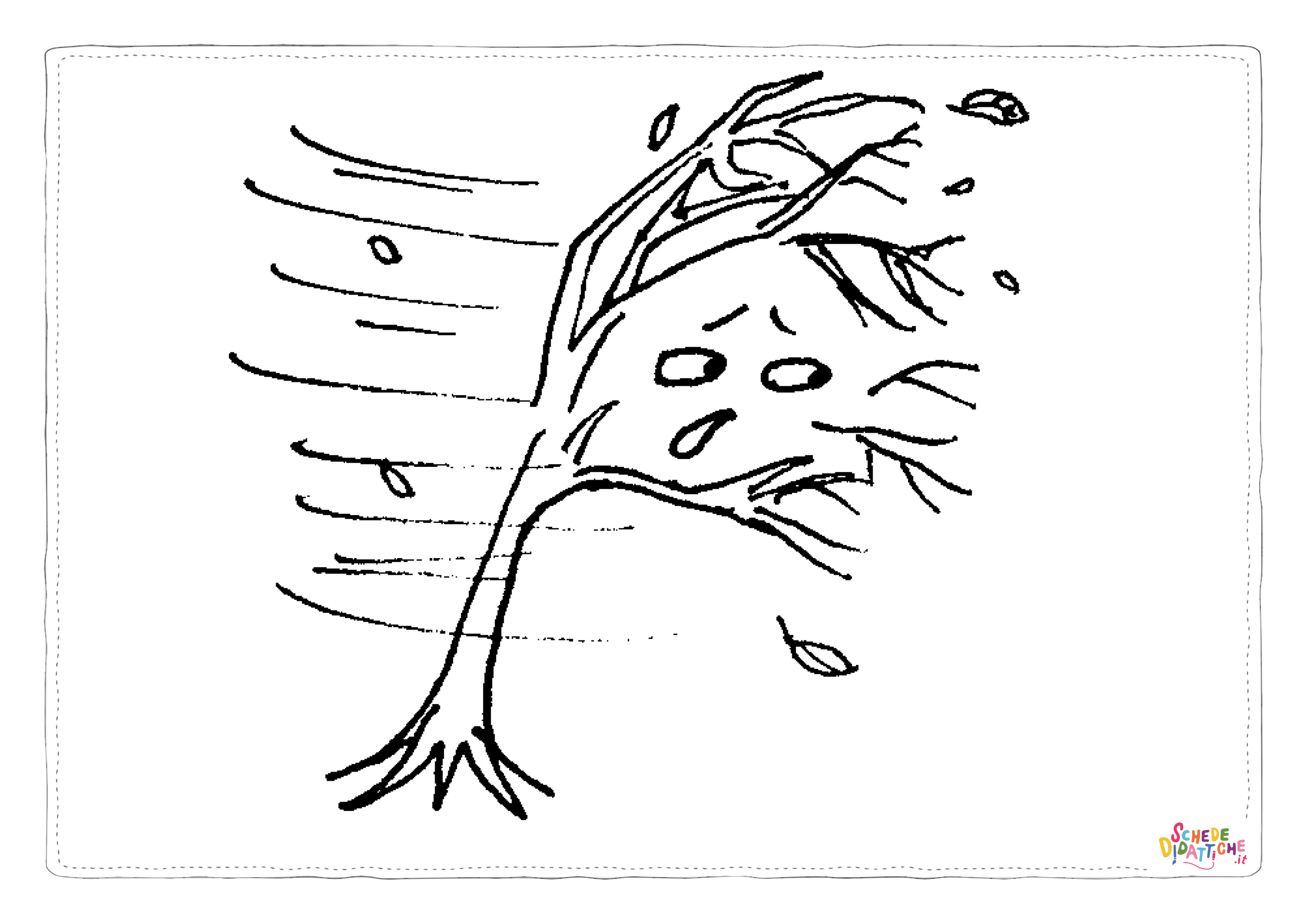 Disegno "Disegno di albero da stampare e colorare 66" Disegno di albero da stampare e colorare 66