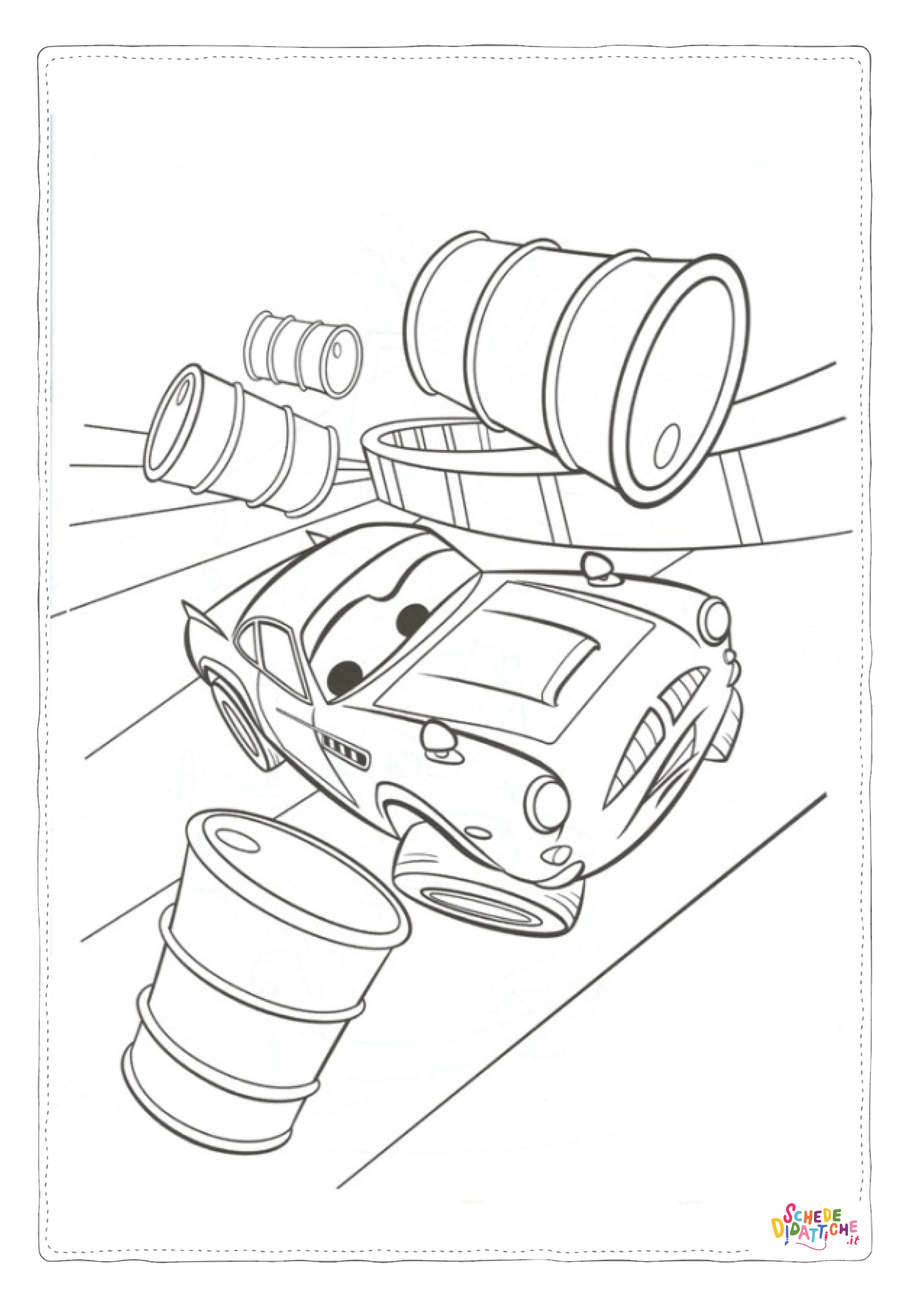 Disegno "Disegno di Cars da stampare e colorare 129" Disegno di Cars da stampare e colorare 129