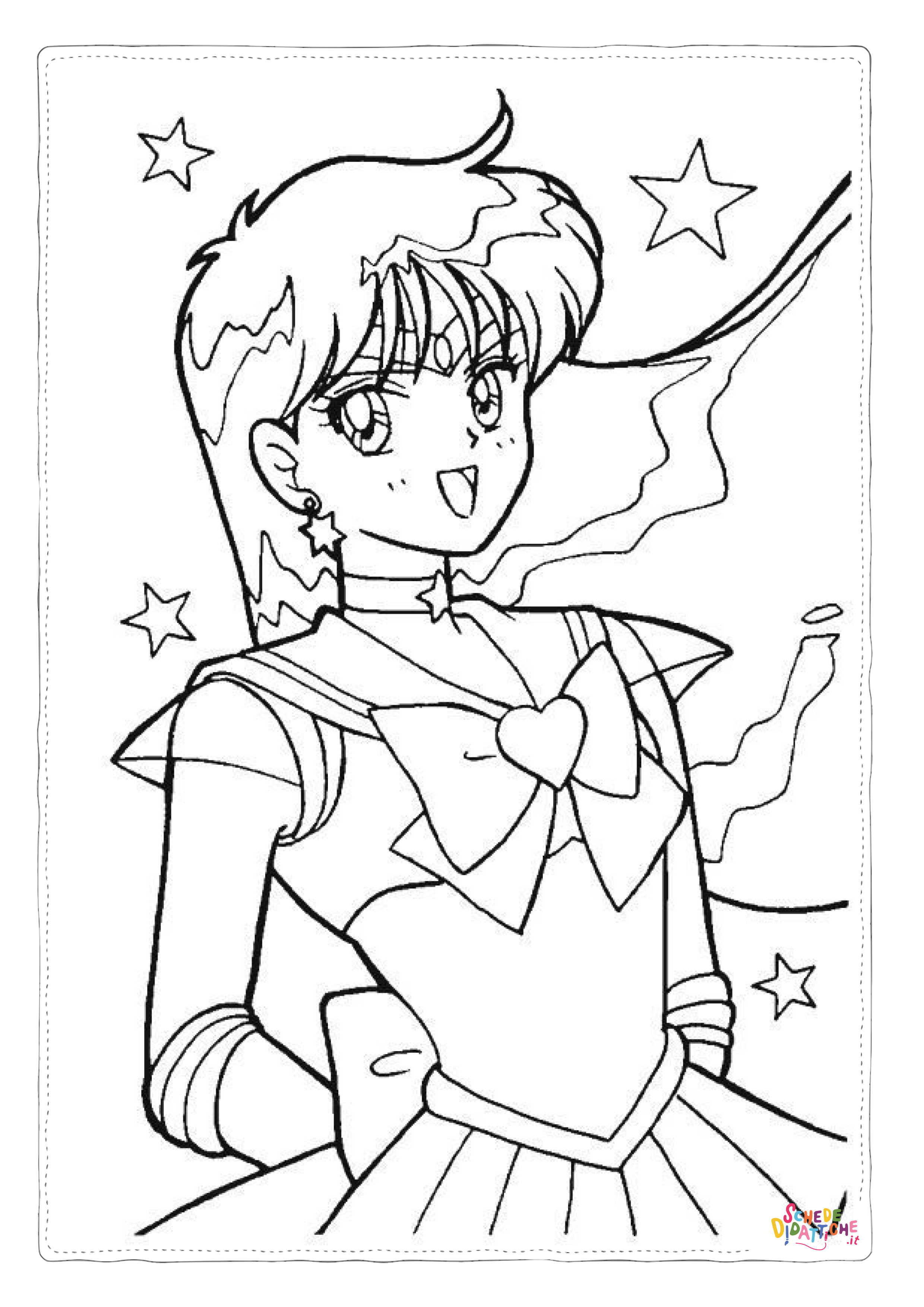 Disegno "Disegno di Sailor Moon da stampare e colorare 70" Disegno di Sailor Moon da stampare e colorare 70