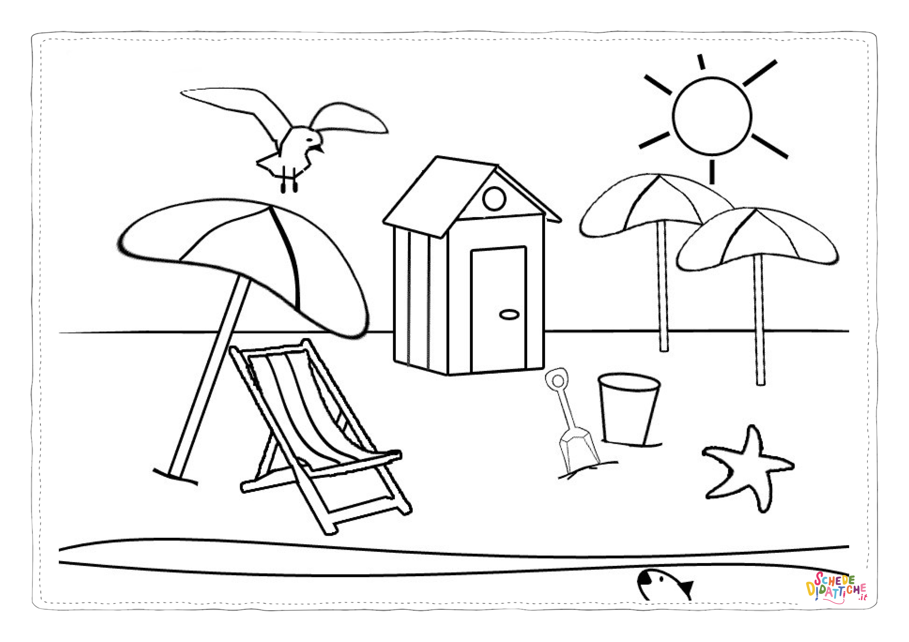 Disegno "Disegni Estate in spiaggia 7" Disegni Estate in spiaggia 7