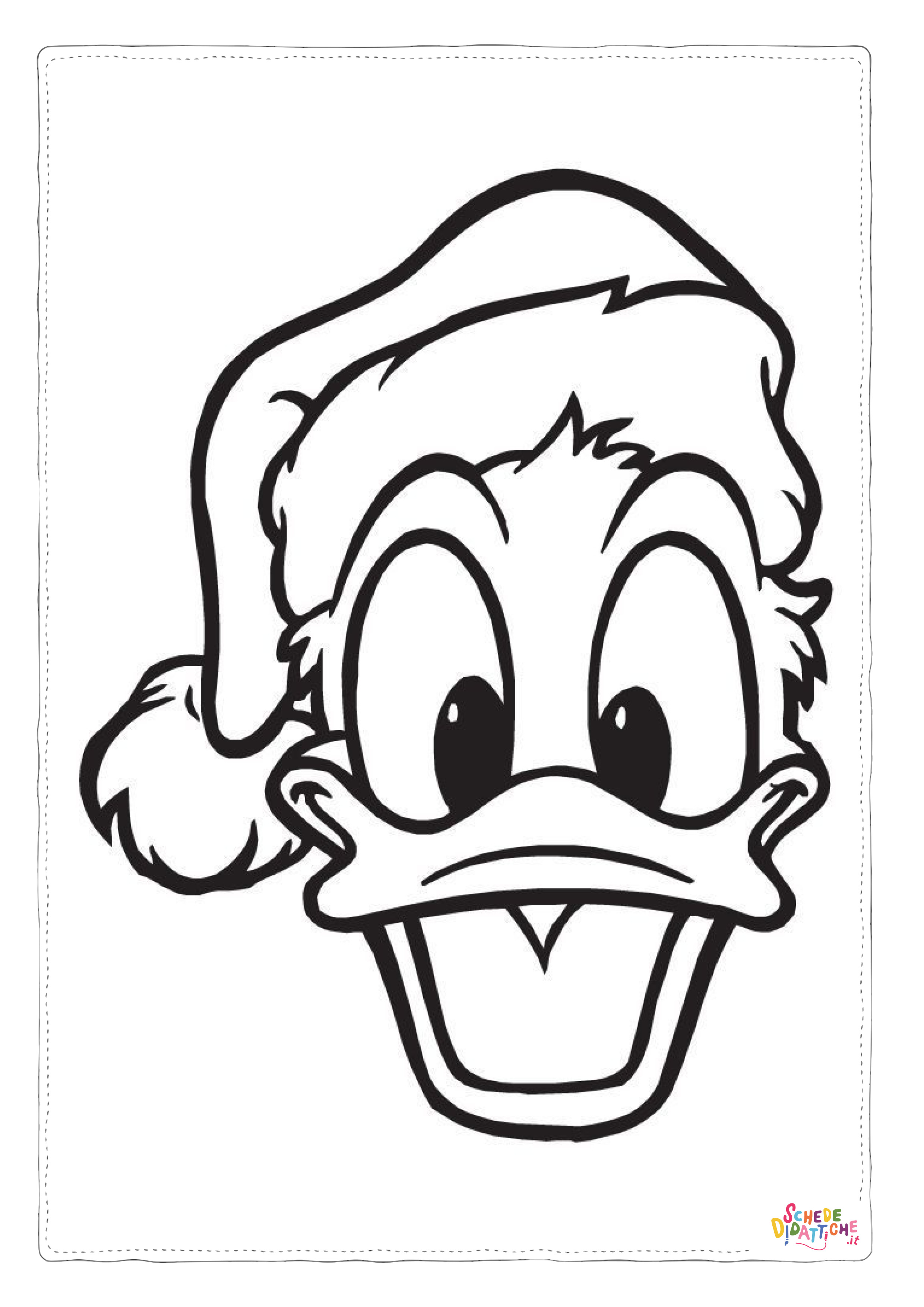 Disegno di Paperino da stampare e colorare 82