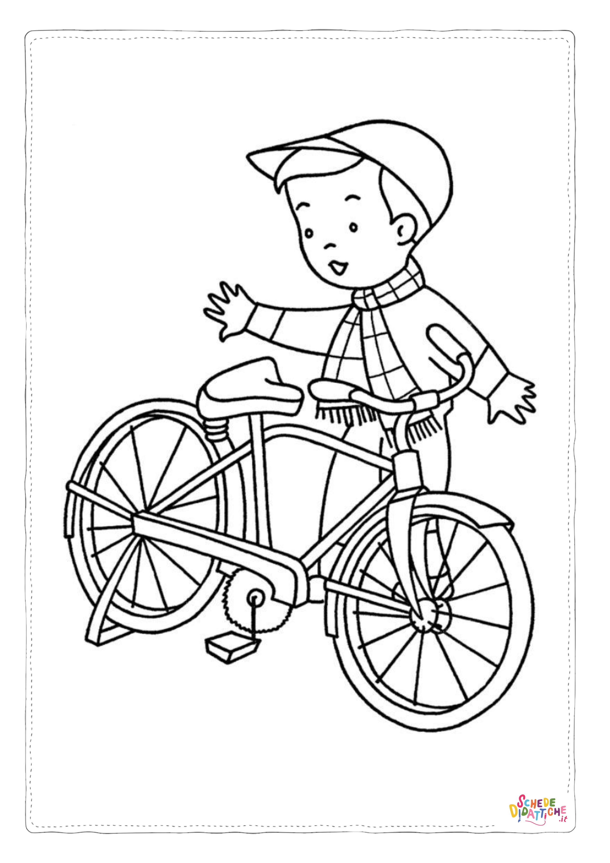 Disegno "Disegno di bambino da stampare e colorare 136" Disegno di bambino da stampare e colorare 136