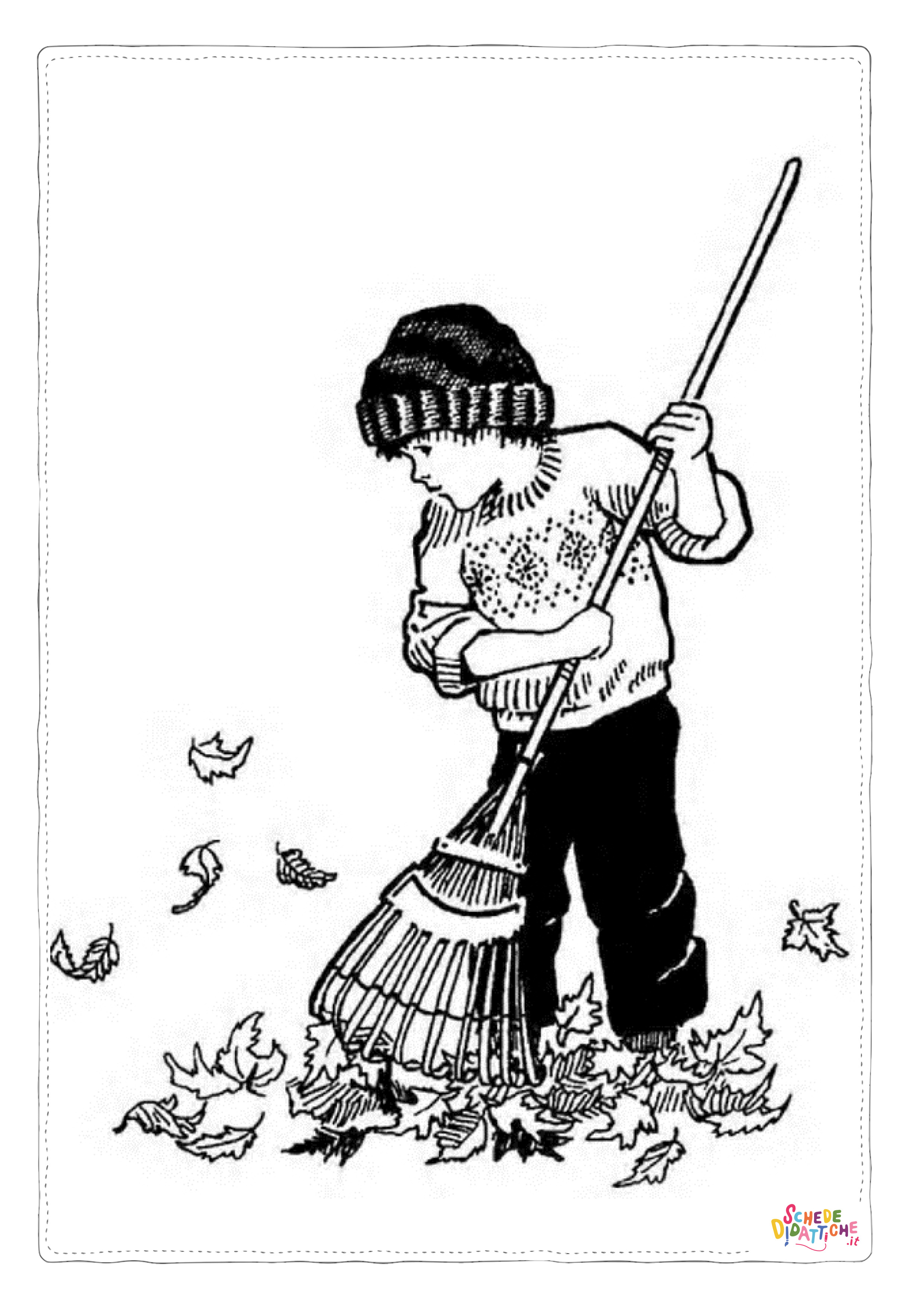 Disegno "Disegno di giardiniere da stampare e colorare 6" Disegno di giardiniere da stampare e colorare 6