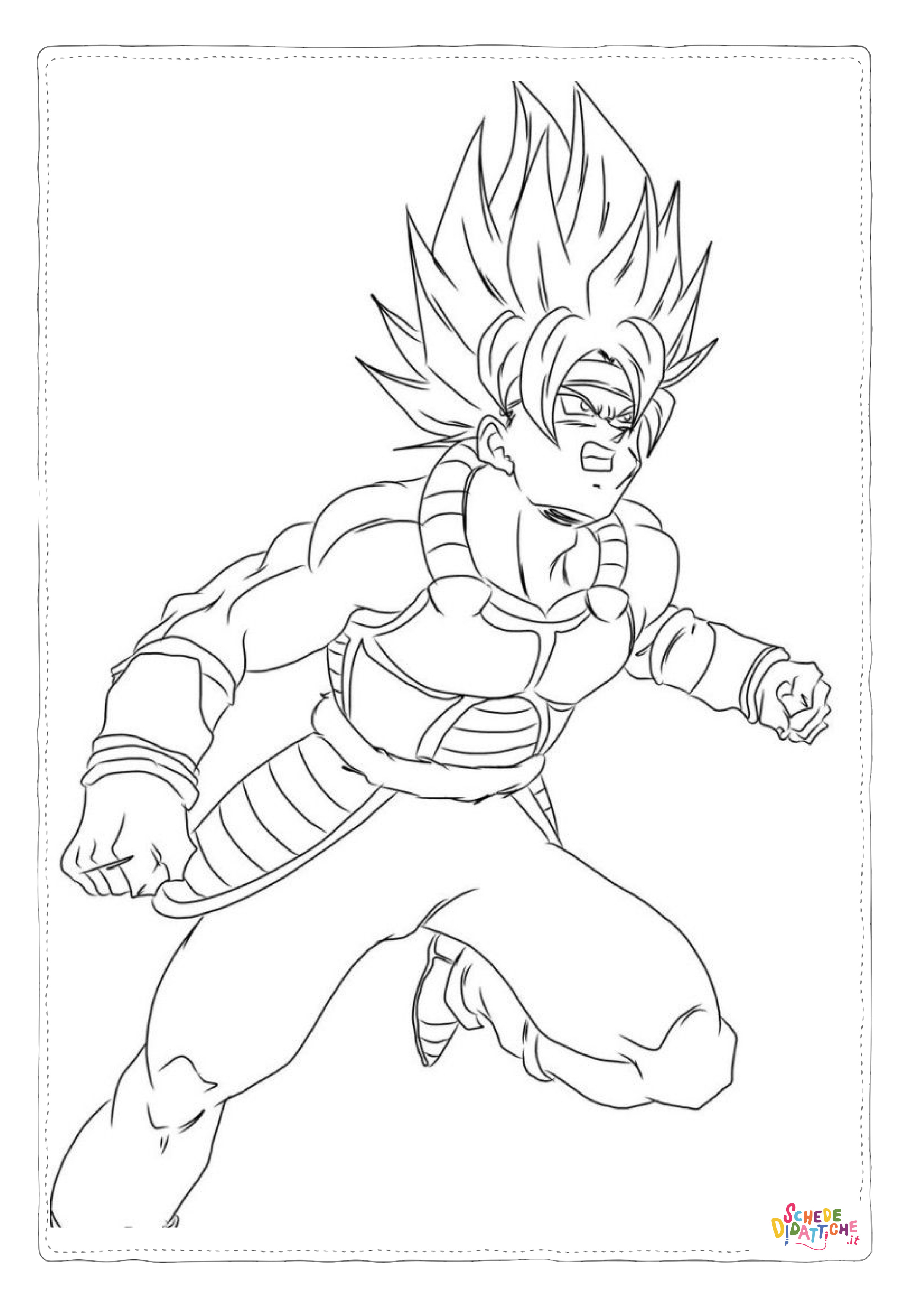 Disegno "Disegno di Dragon Ball da stampare e colorare 42" Disegno di Dragon Ball da stampare e colorare 42