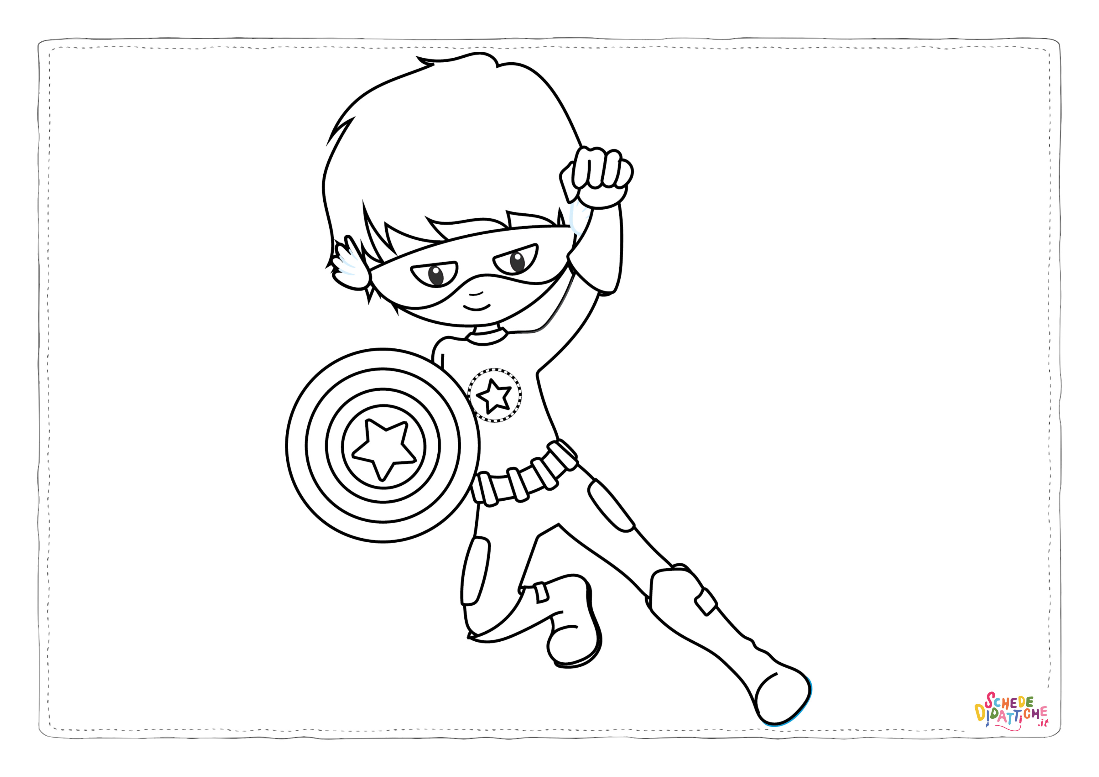 Disegno "SUPERHERO STAMPS-04" SUPERHERO STAMPS-04