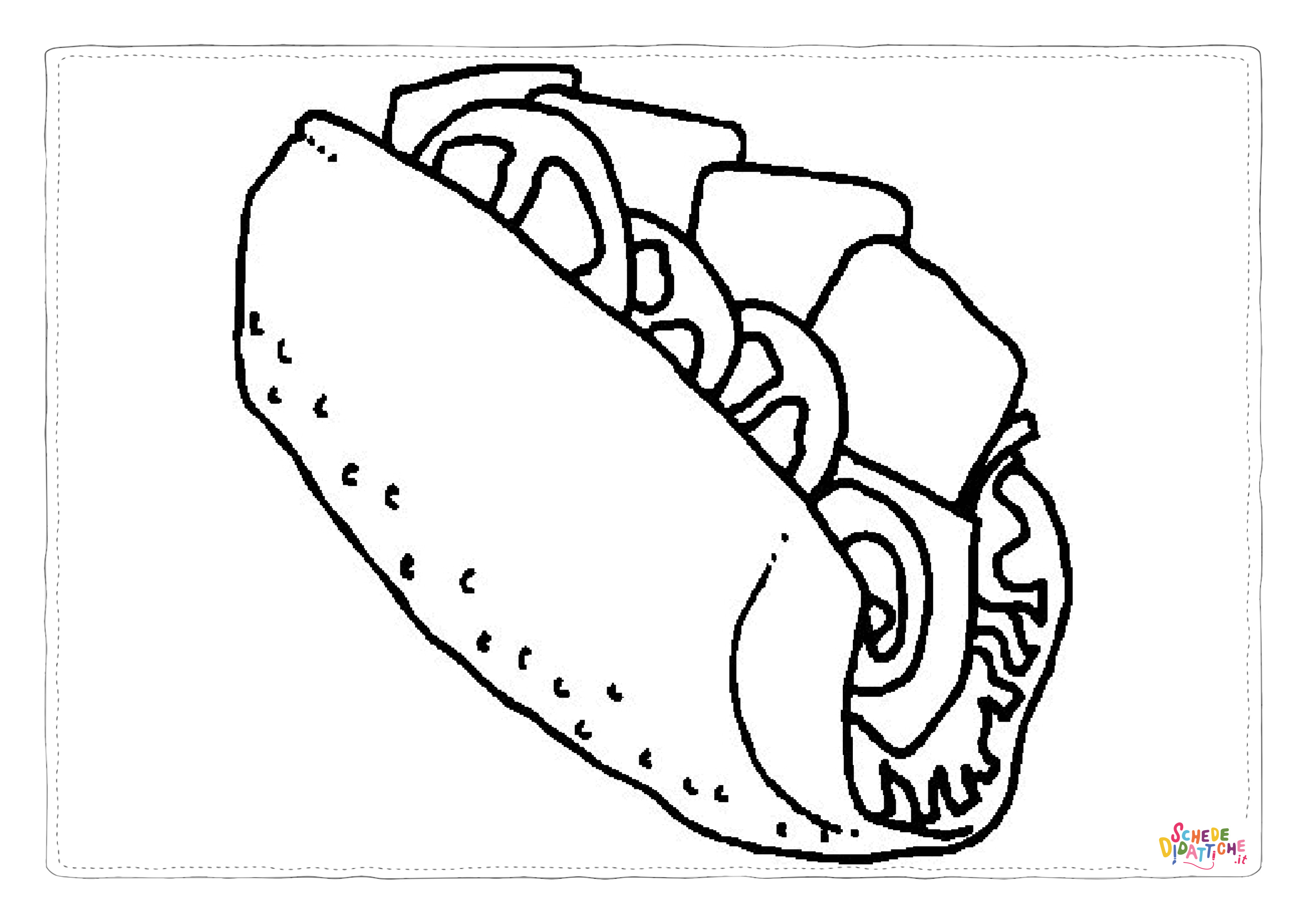 Disegno "Disegno di fast food da stampare e colorare 2" Disegno di fast food da stampare e colorare 2
