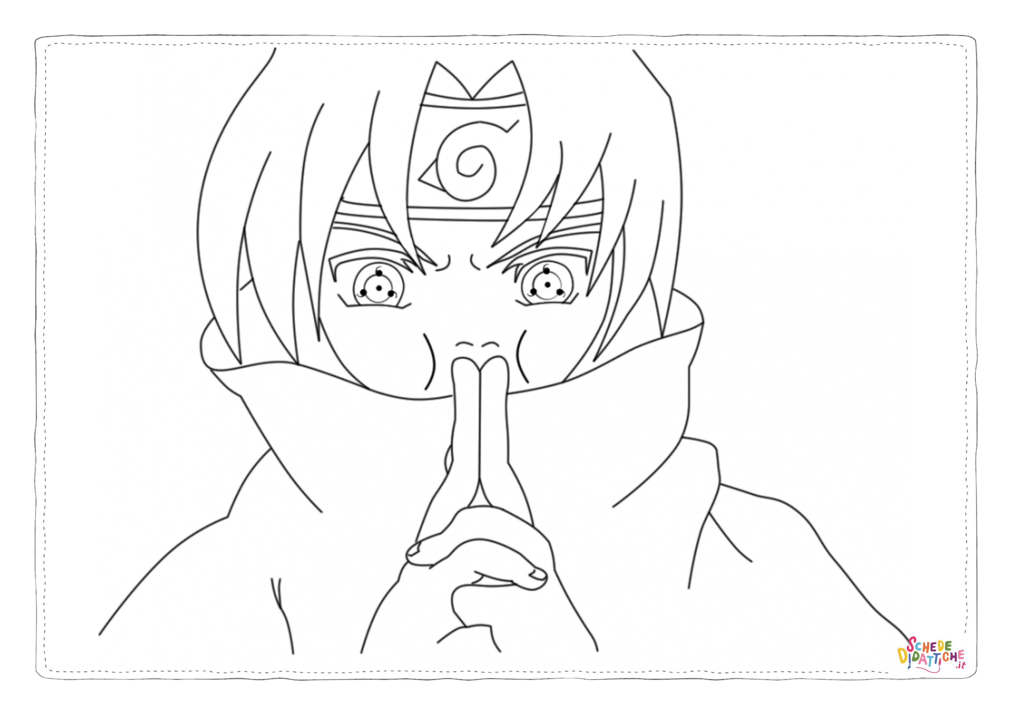Disegno di Naruto da stampare e colorare 17