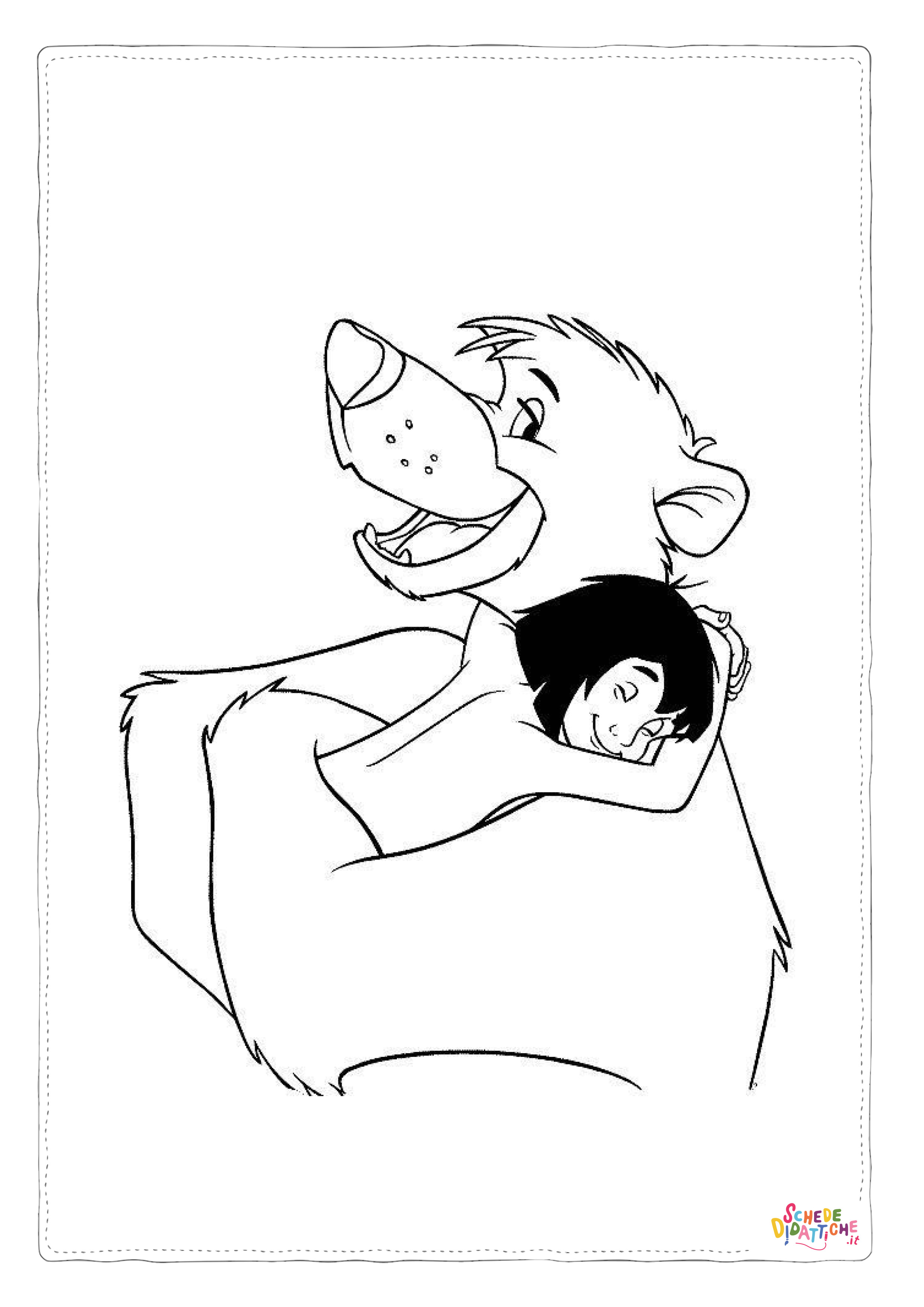 Disegno "Disegno di Il libro della giungla da stampare e colorare 110" Disegno di Il libro della giungla da stampare e colorare 110