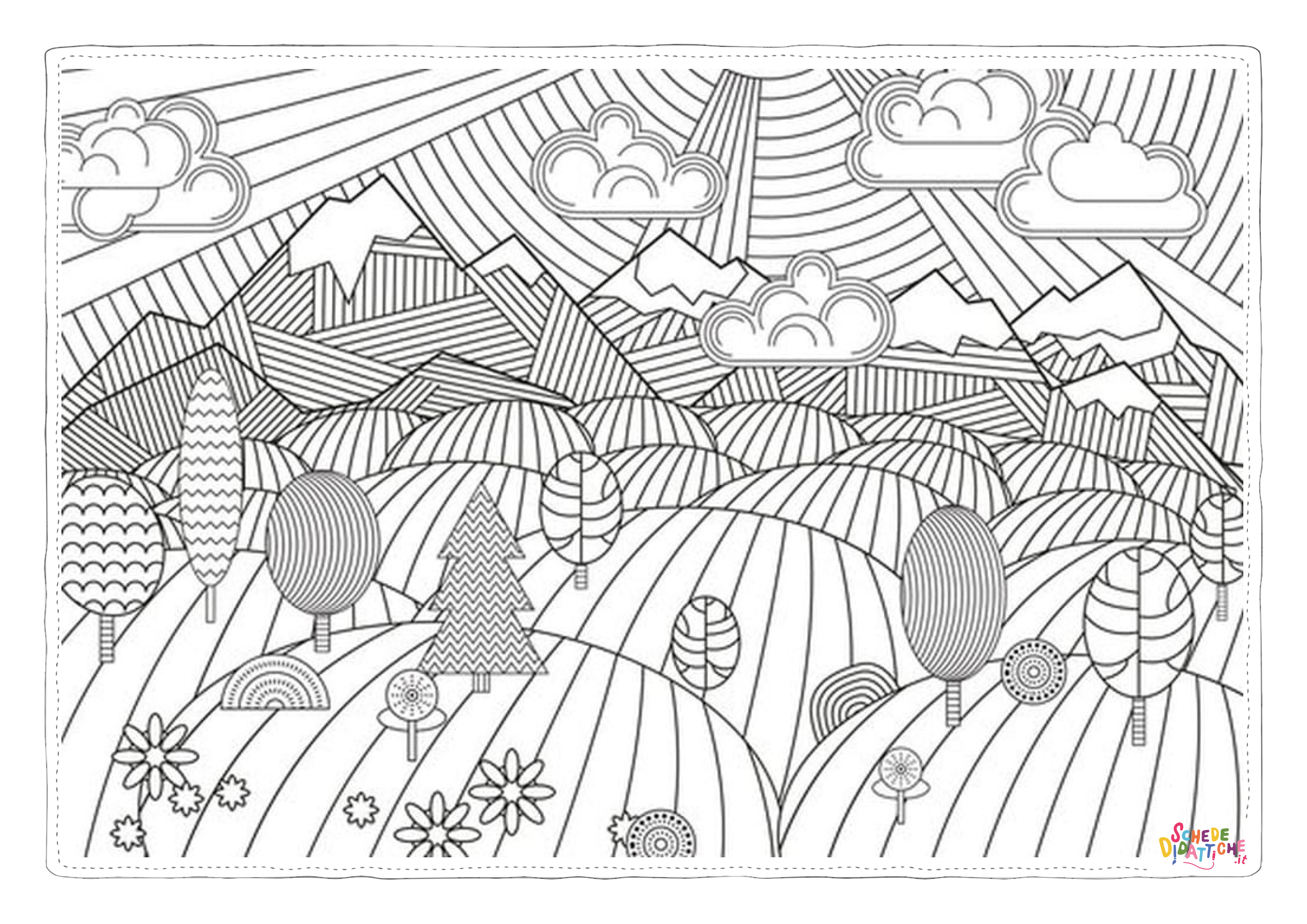 Disegno "Paesaggi estivi 8" Paesaggi estivi 8