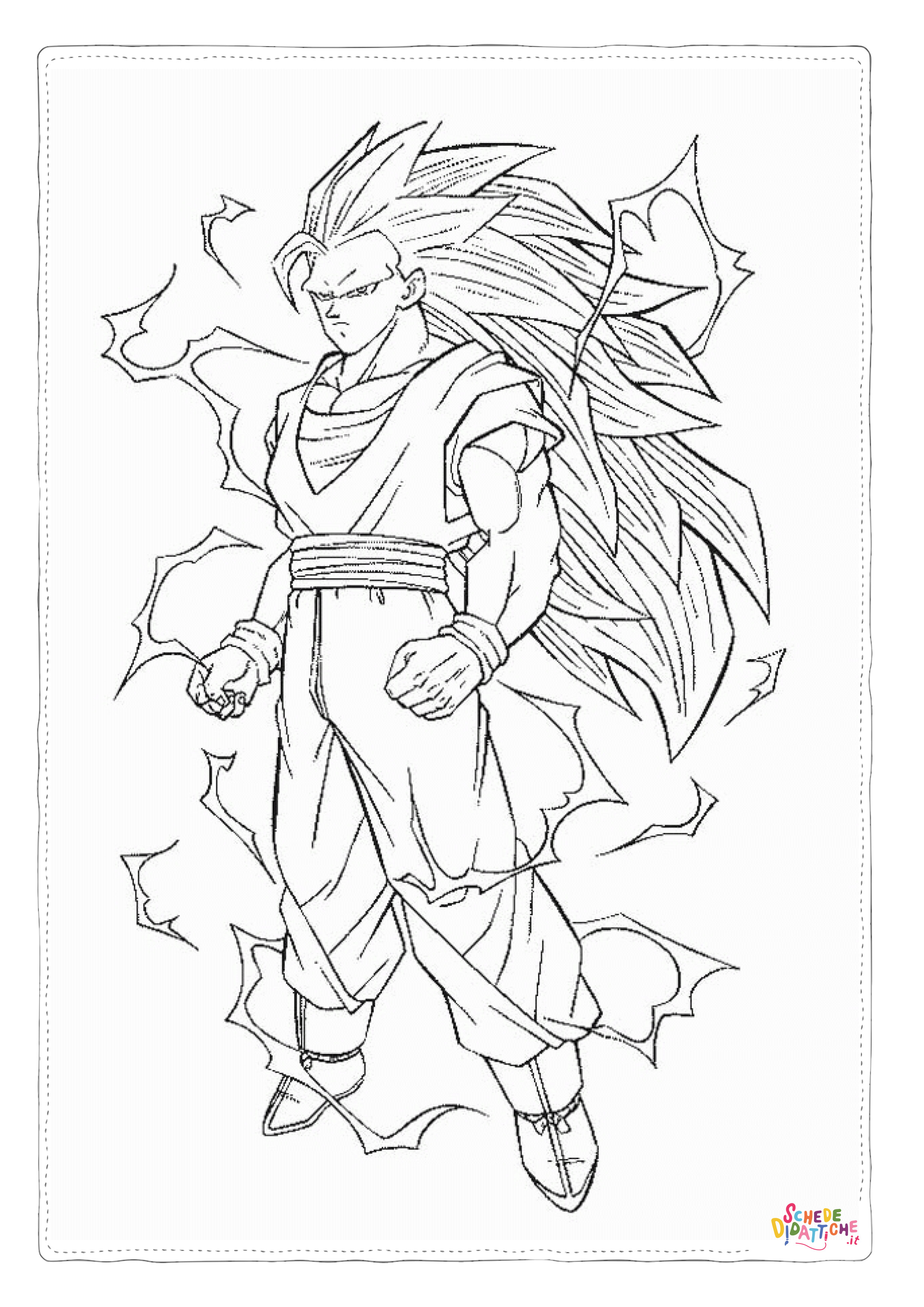 Disegno "Disegno di Dragon Ball da stampare e colorare 63" Disegno di Dragon Ball da stampare e colorare 63