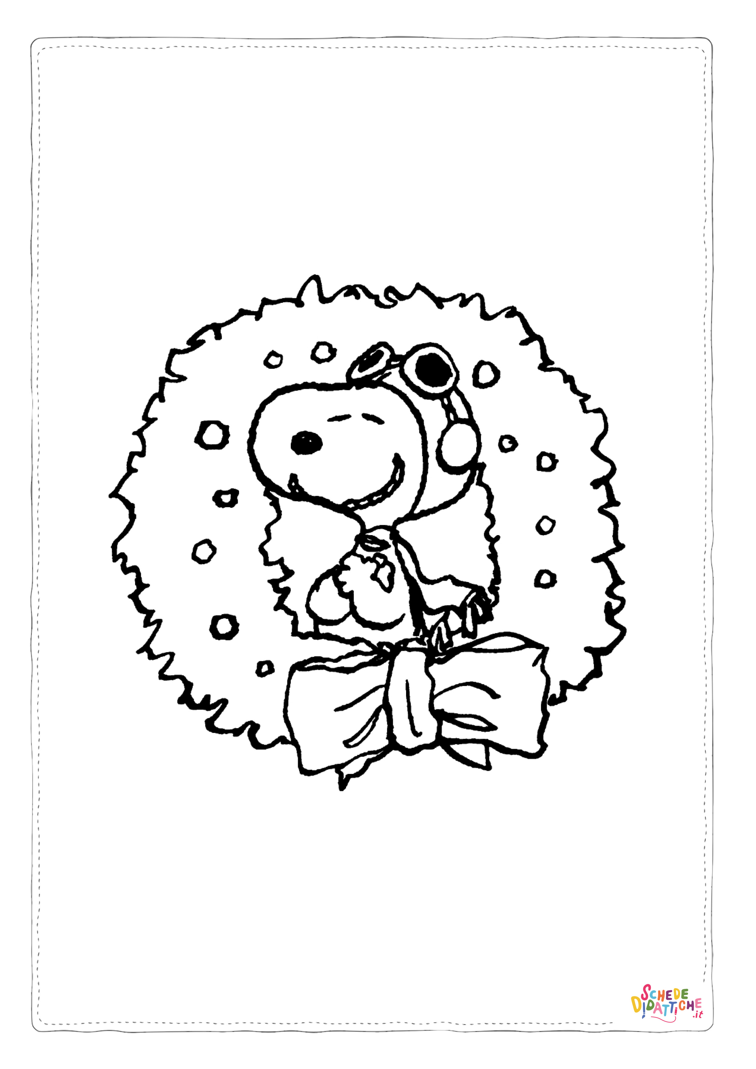 Disegno di Snoopy da stampare e colorare 21