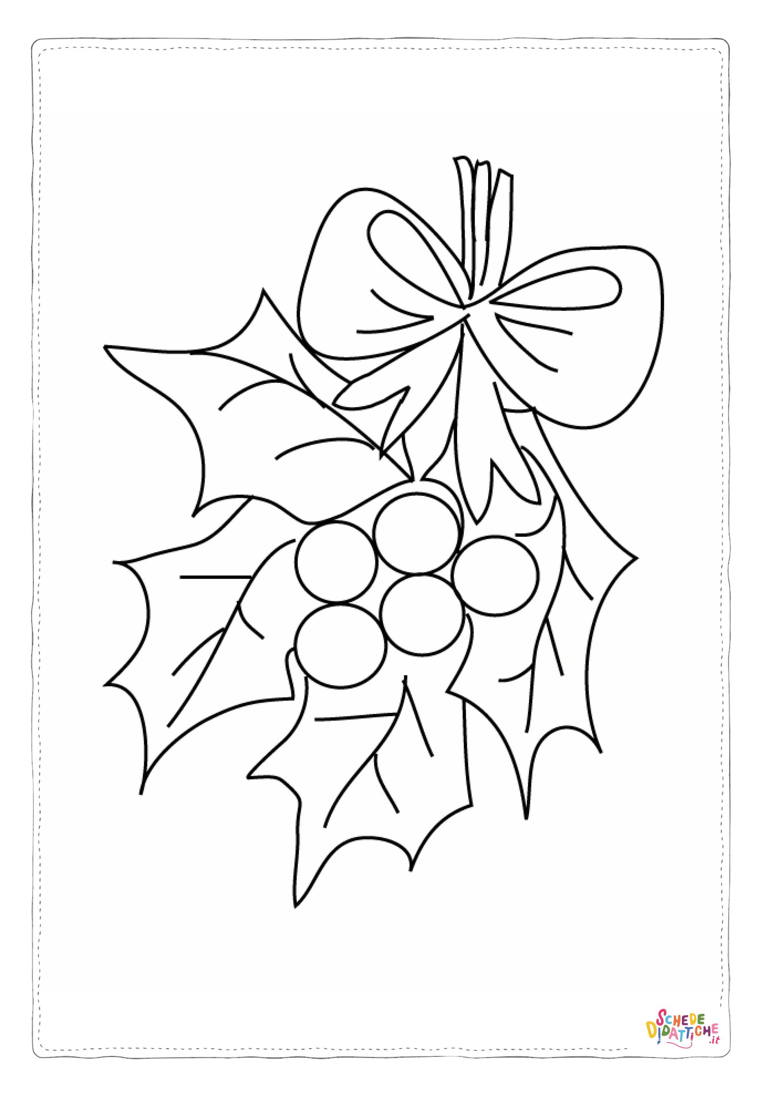 Disegno di decorazione da appendere da stampare e colorare 4