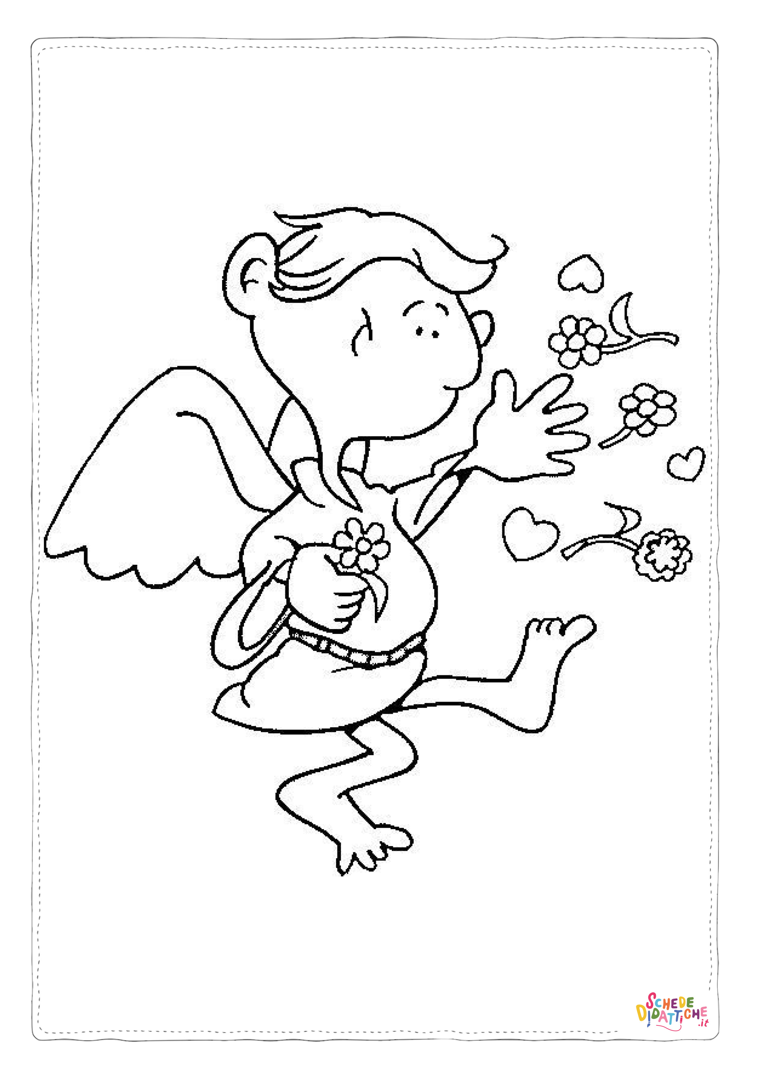 Disegno "Disegno di San Valentino da stampare e colorare 117" Disegno di San Valentino da stampare e colorare 117