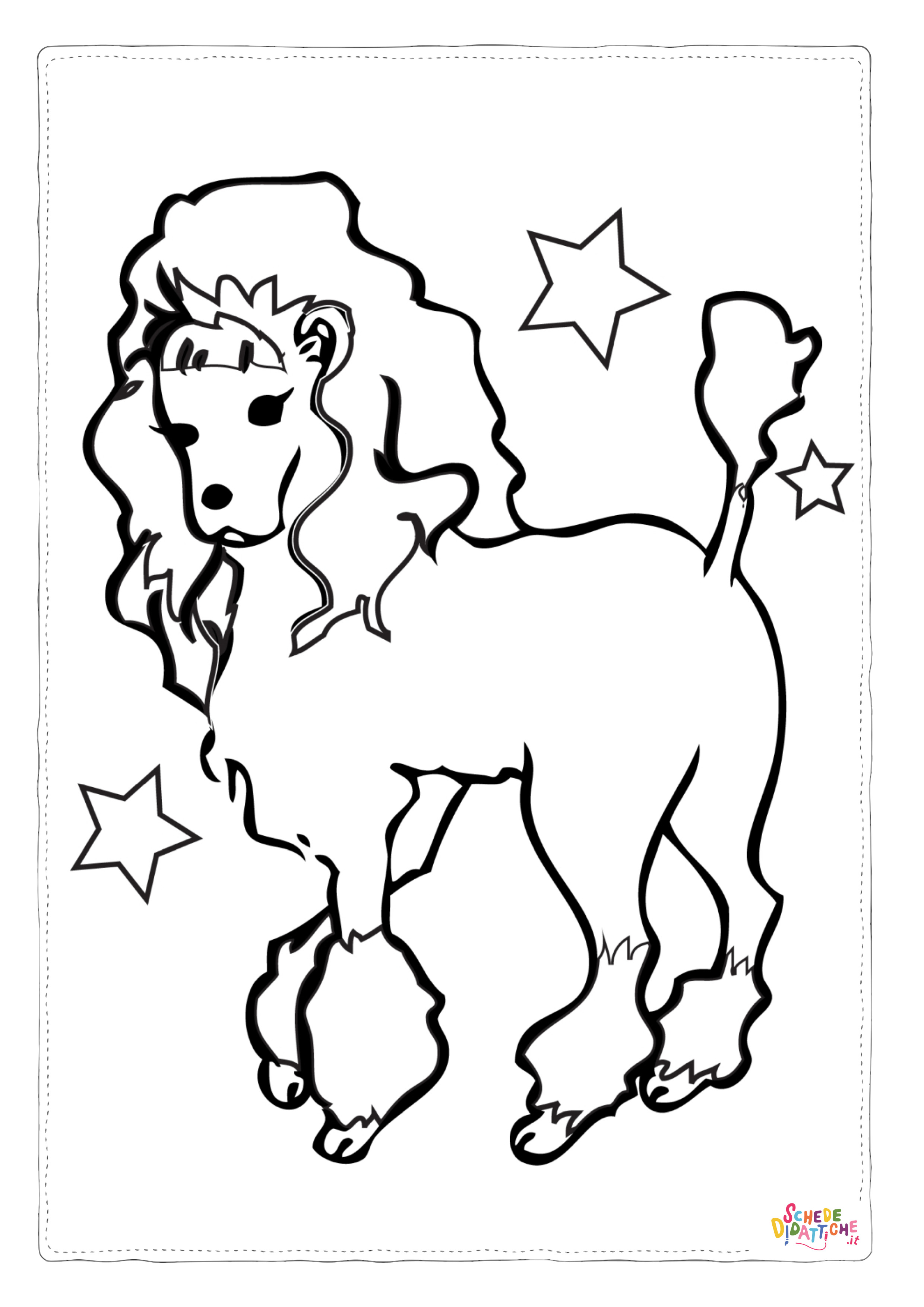 Disegno "Disegno di pecora da stampare e colorare 54" Disegno di pecora da stampare e colorare 54