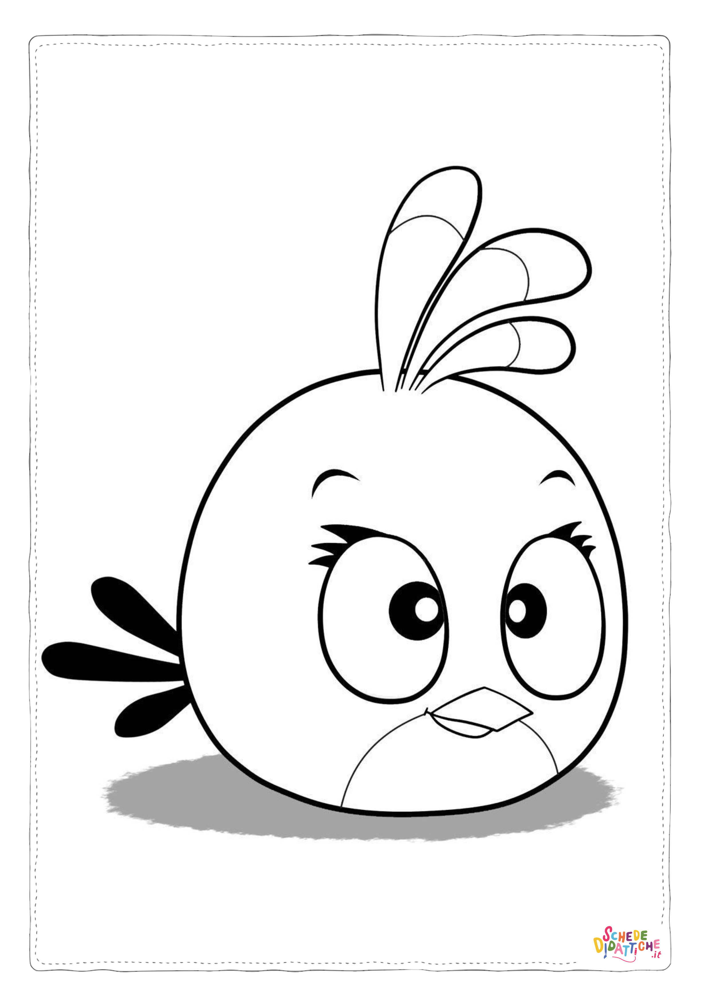 Disegno "Disegno di Angry birds da stampare e colorare 18" Disegno di Angry birds da stampare e colorare 18