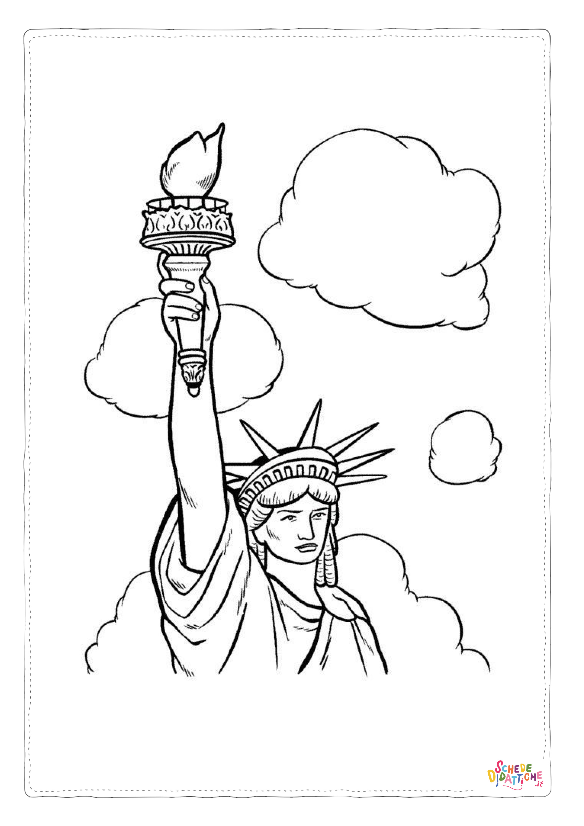 Disegno "Disegno di monumento famoso da stampare e colorare 54" Disegno di monumento famoso da stampare e colorare 54