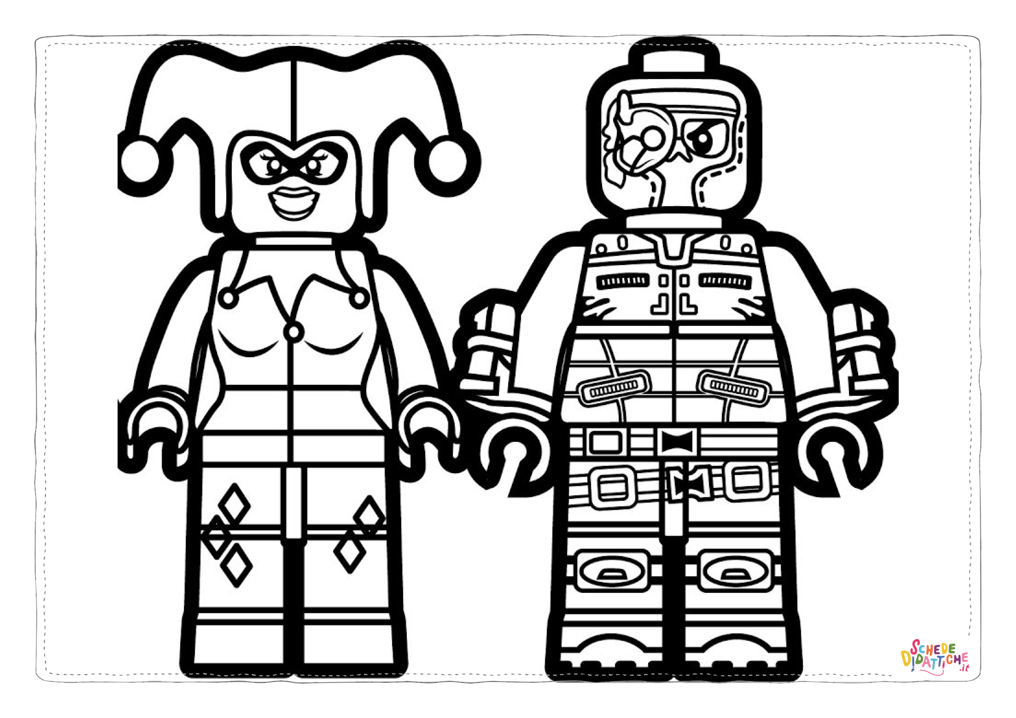 Disegno di LEGO Batman da stampare e colorare 11