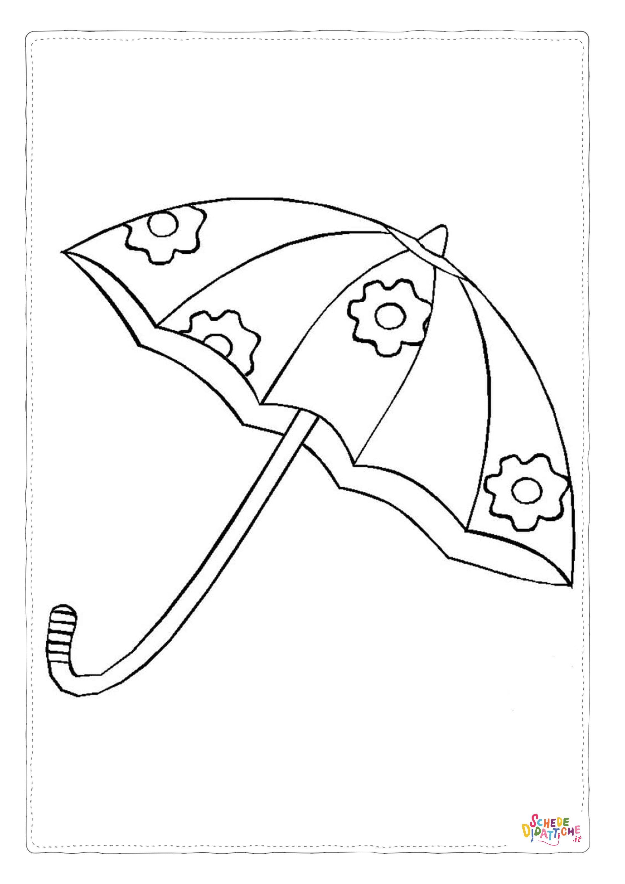 Disegno di pioggia da stampare e colorare 55