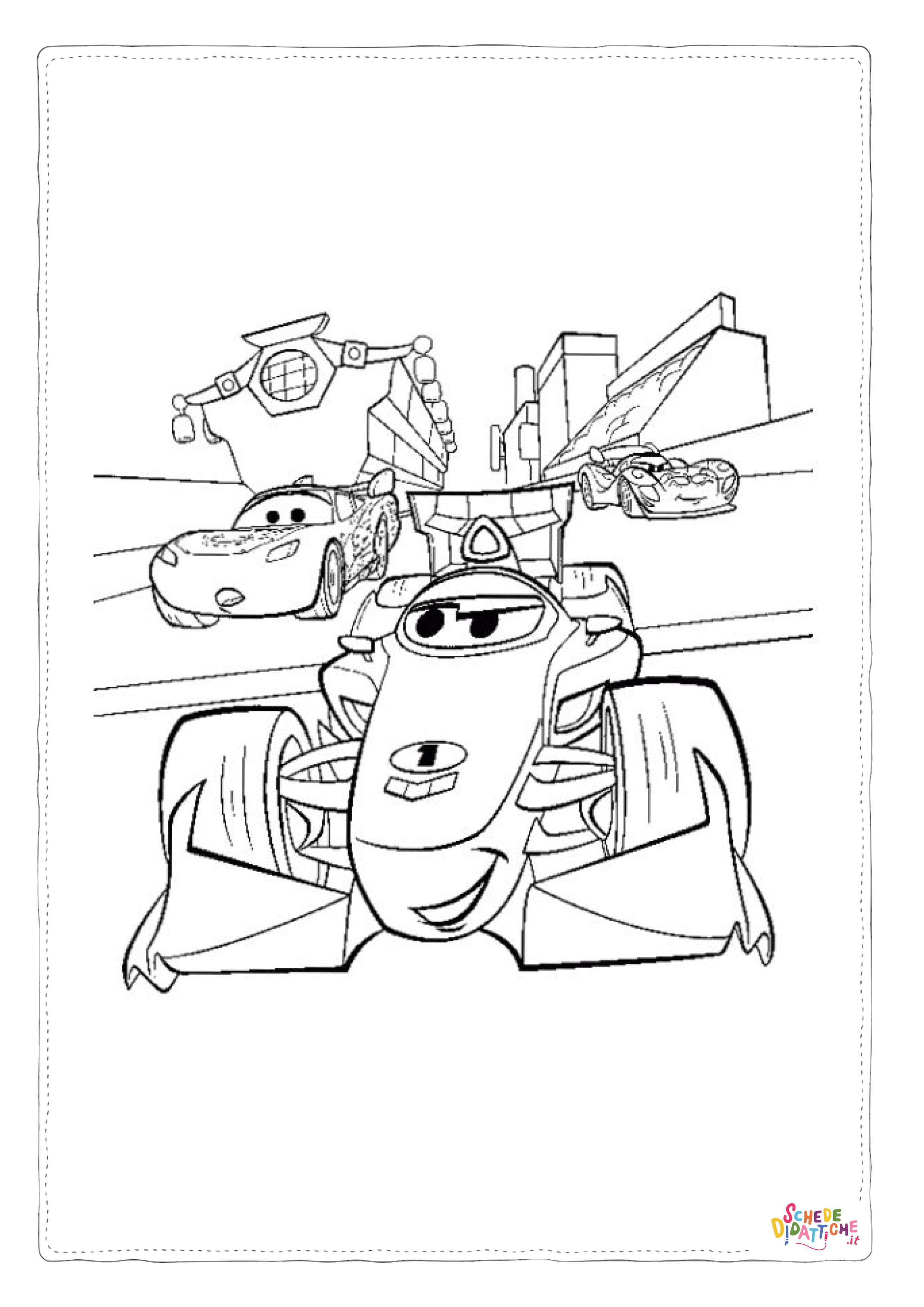 Disegno "Disegno di Cars da stampare e colorare 156" Disegno di Cars da stampare e colorare 156