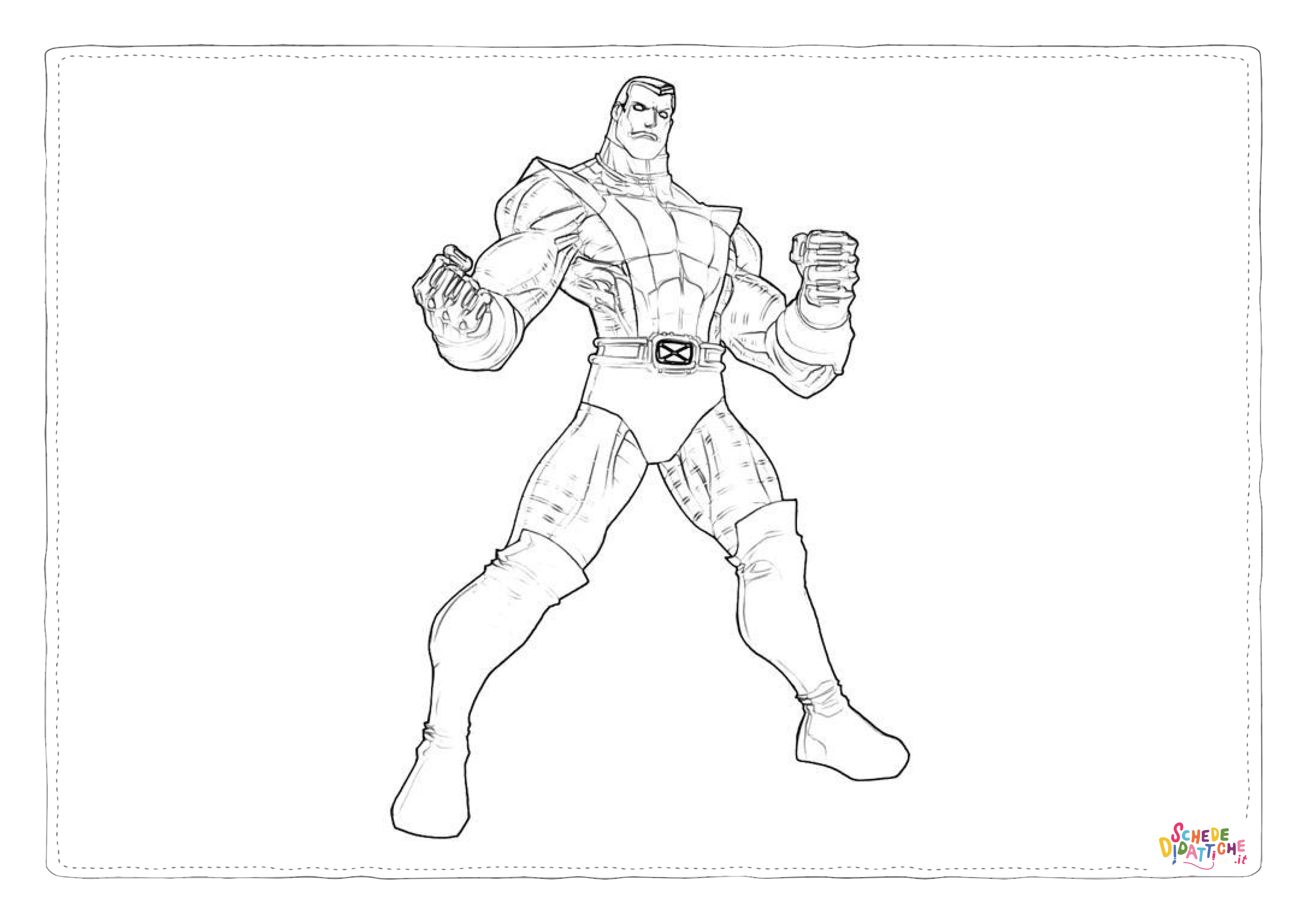 Disegno "Disegno di X-Men da stampare e colorare" Disegno di X-Men da stampare e colorare