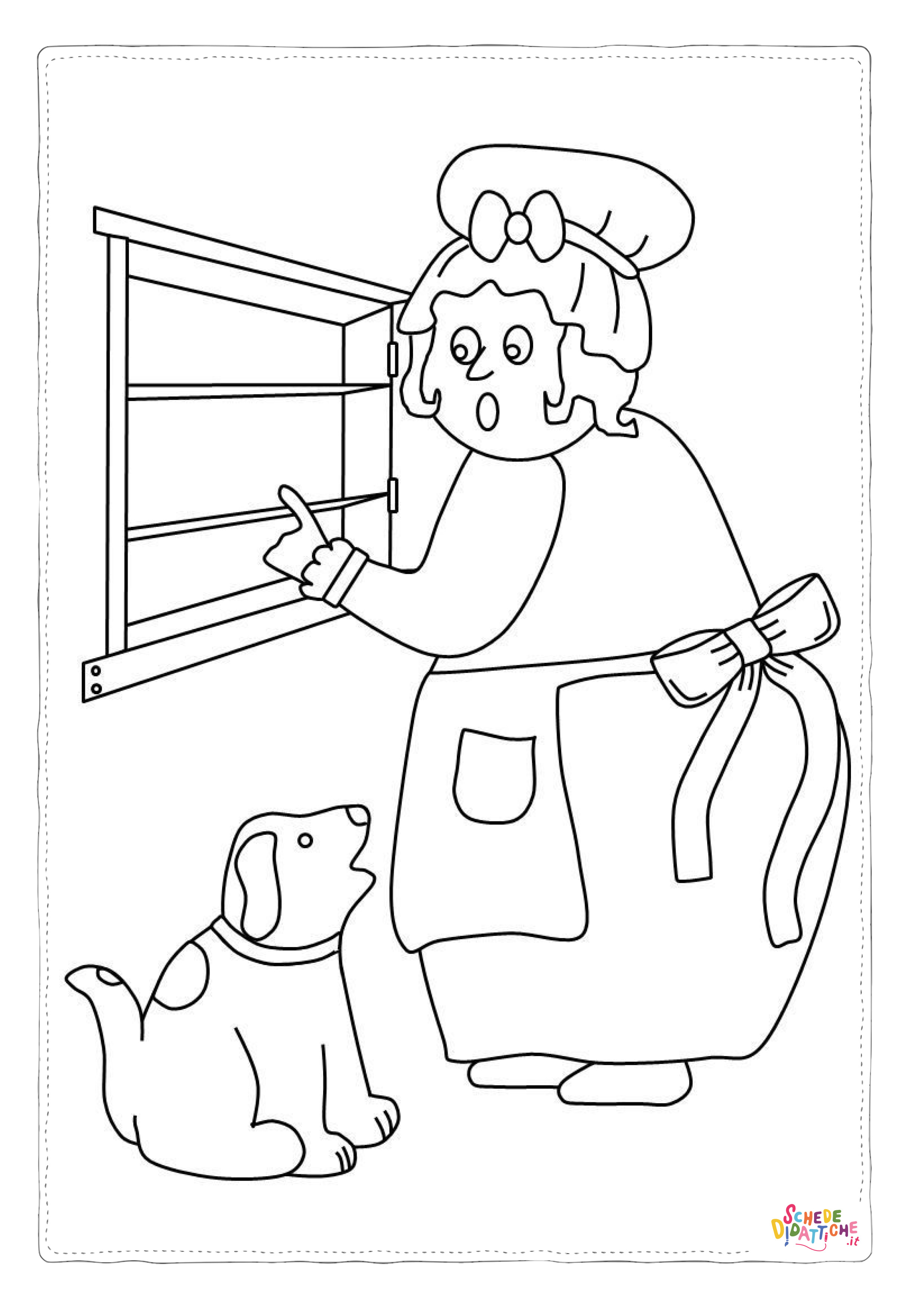 Disegno "Disegno di cuoco da stampare e colorare 18" Disegno di cuoco da stampare e colorare 18