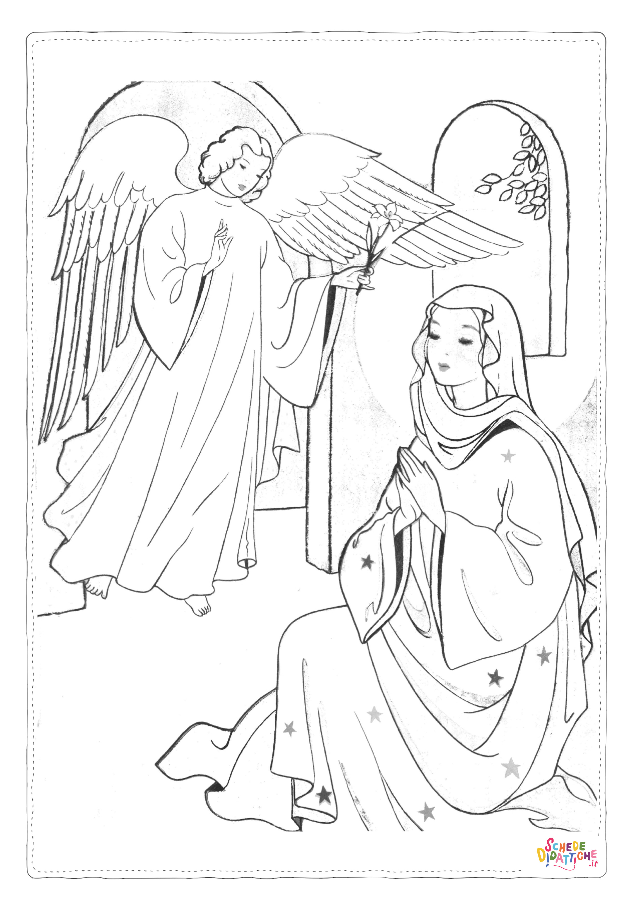 Disegno "Disegno di Cristianesimo da stampare e colorare 232" Disegno di Cristianesimo da stampare e colorare 232