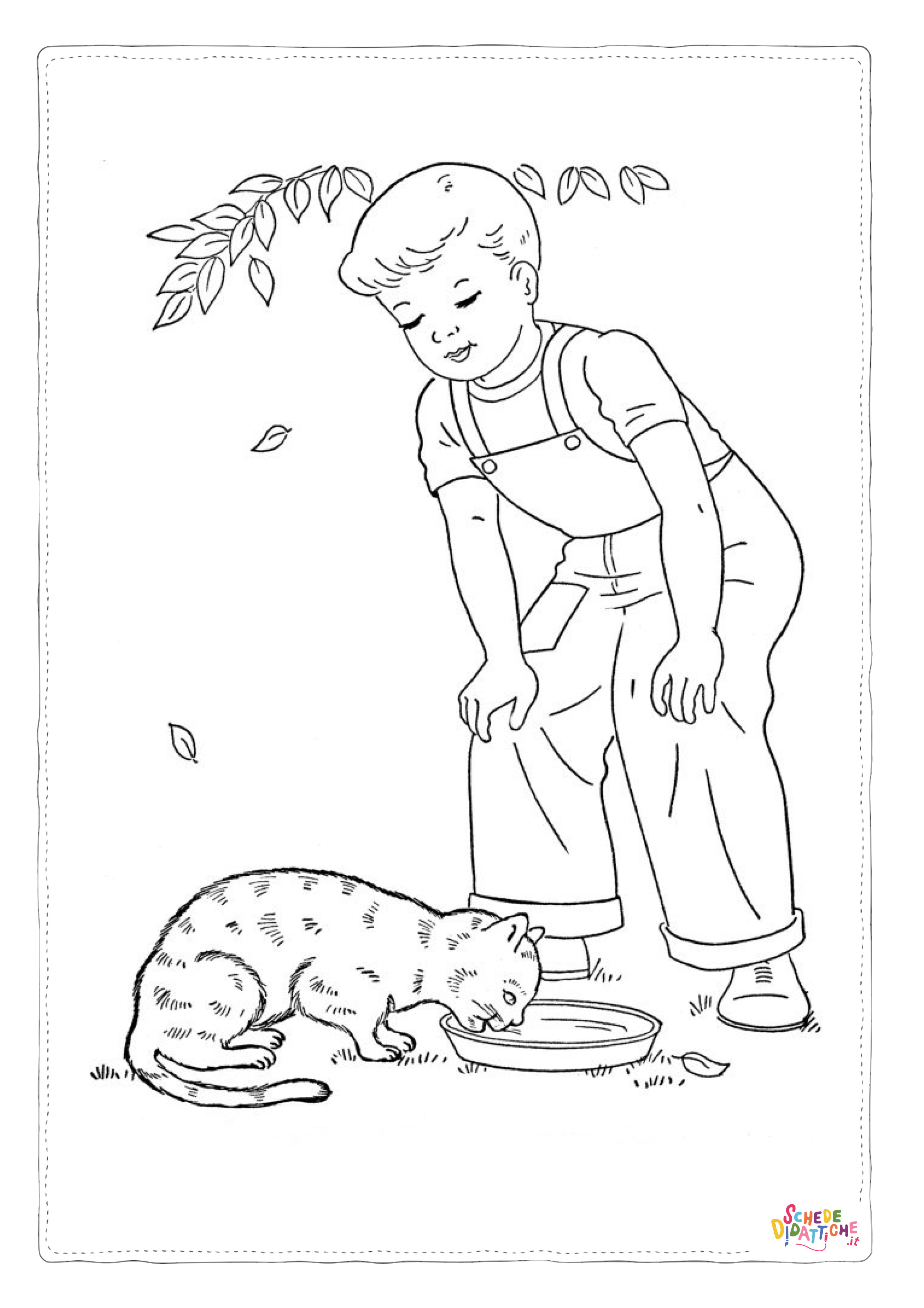 Disegno "Disegno di bambino da stampare e colorare 76" Disegno di bambino da stampare e colorare 76