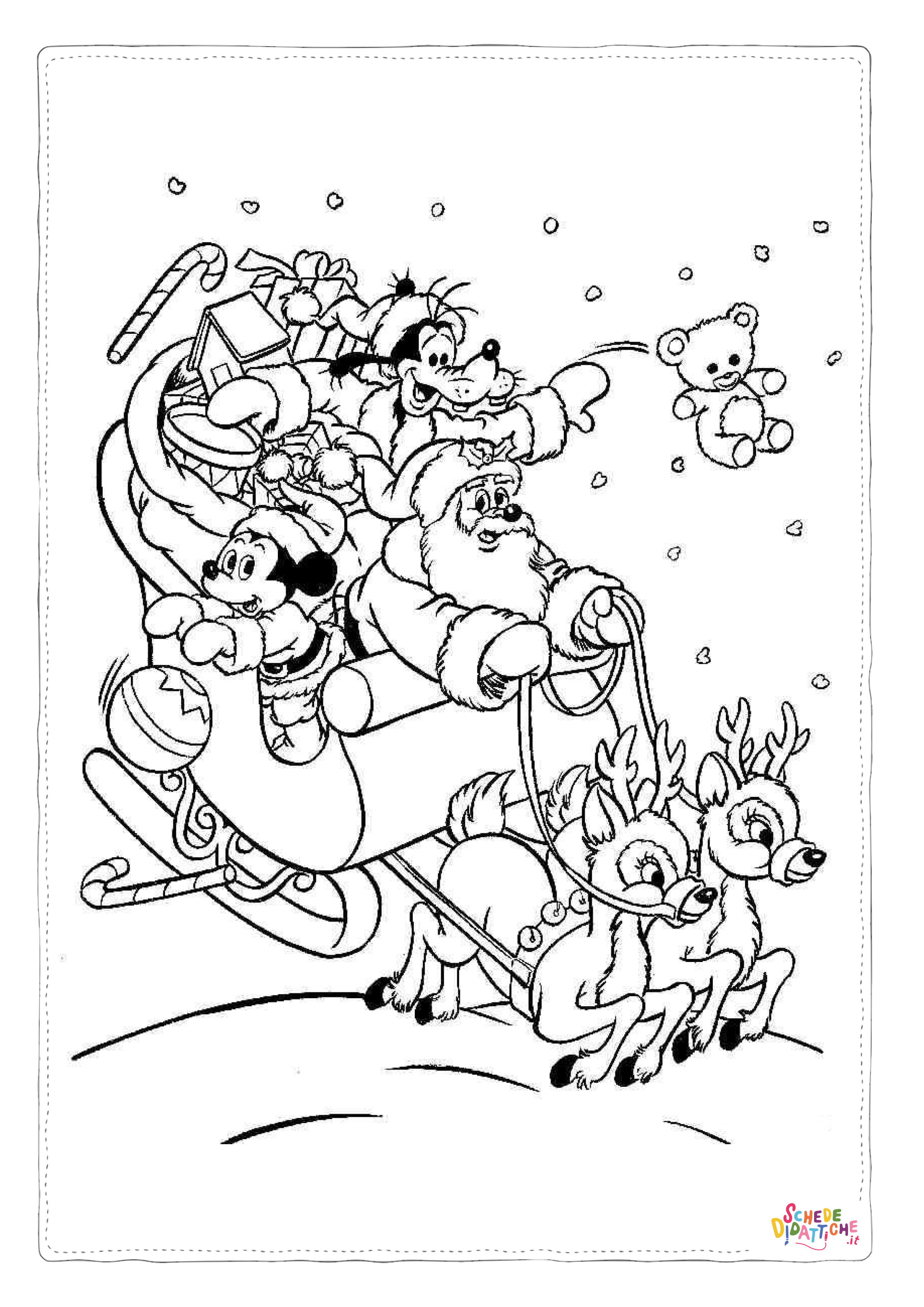 Disegno "Disegno di Topolino da stampare e colorare" Disegno di Topolino da stampare e colorare
