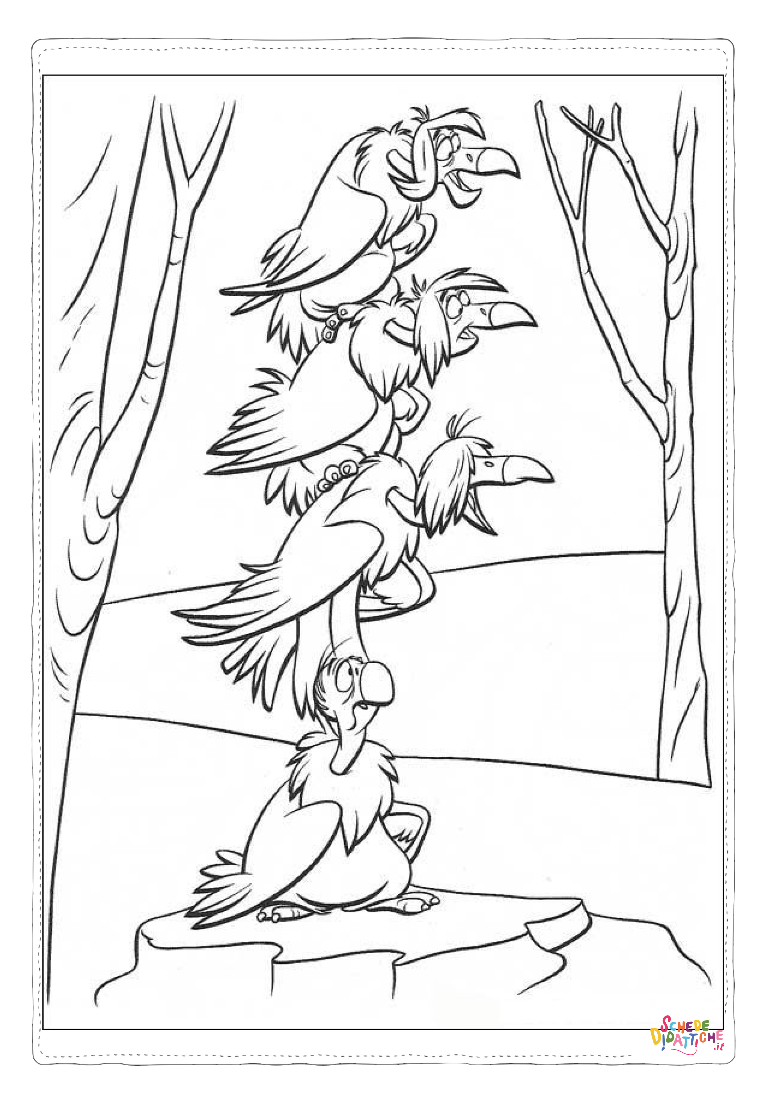 Disegno "Disegno di Il libro della giungla da stampare e colorare 41" Disegno di Il libro della giungla da stampare e colorare 41