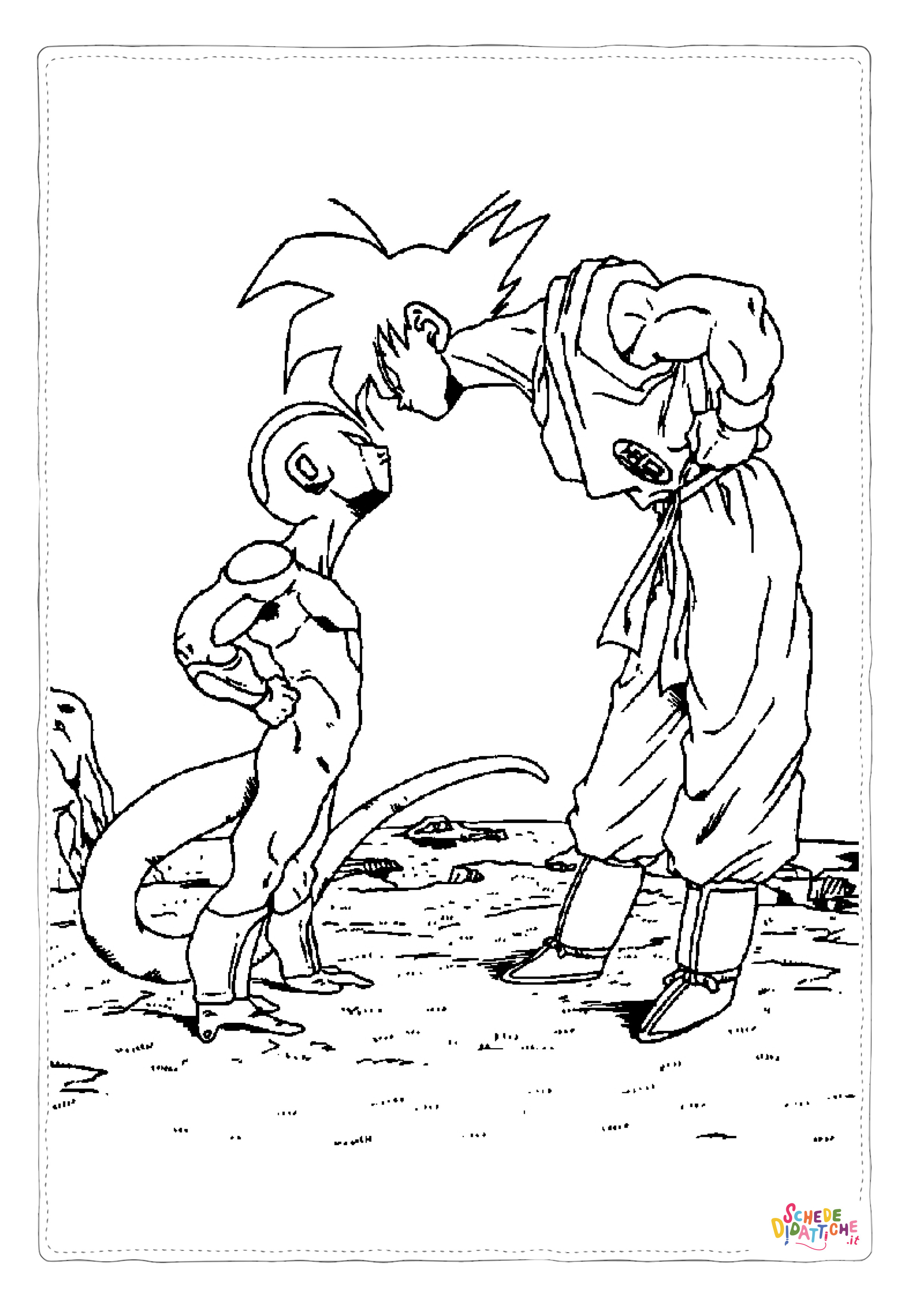 Disegno di Dragon Ball da stampare e colorare 101