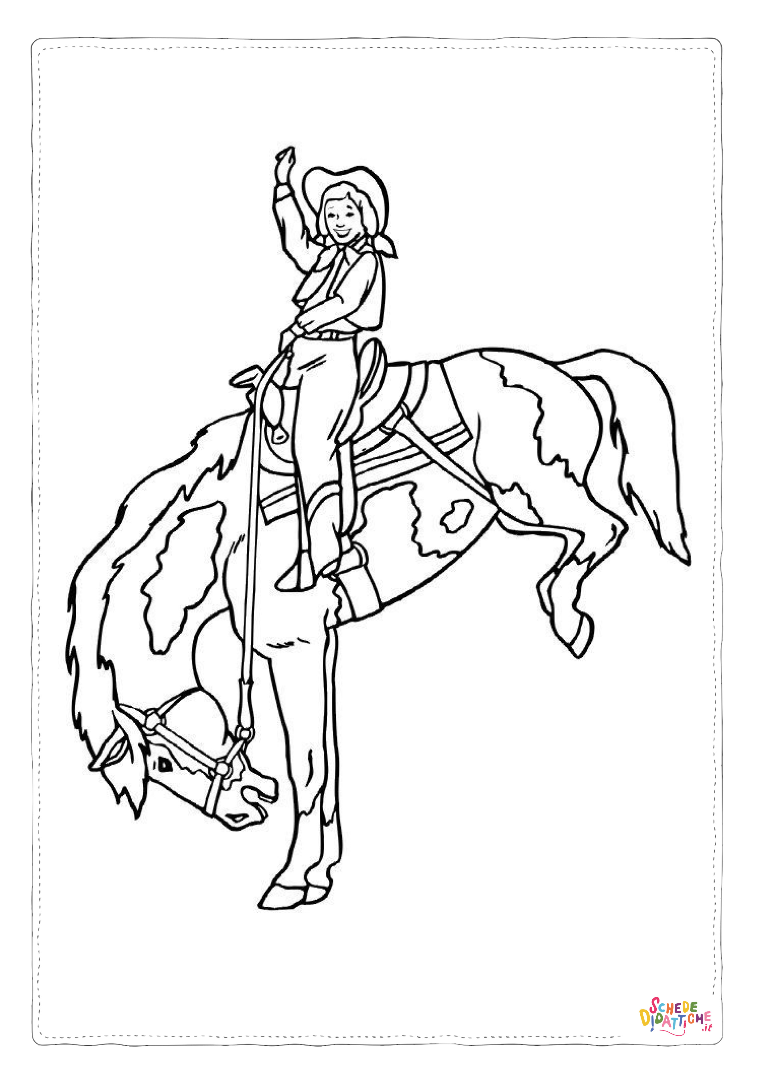 Disegno "Disegno di il selvaggio west da stampare e colorare 8" Disegno di il selvaggio west da stampare e colorare 8