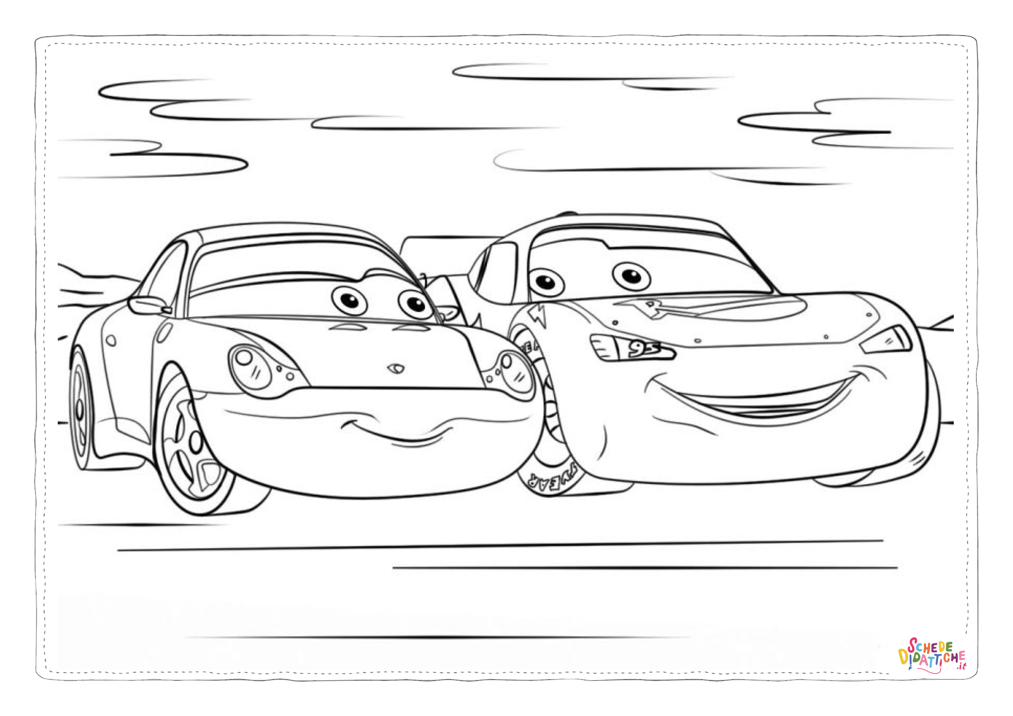 Disegno "Disegno di Cars da stampare e colorare 220" Disegno di Cars da stampare e colorare 220