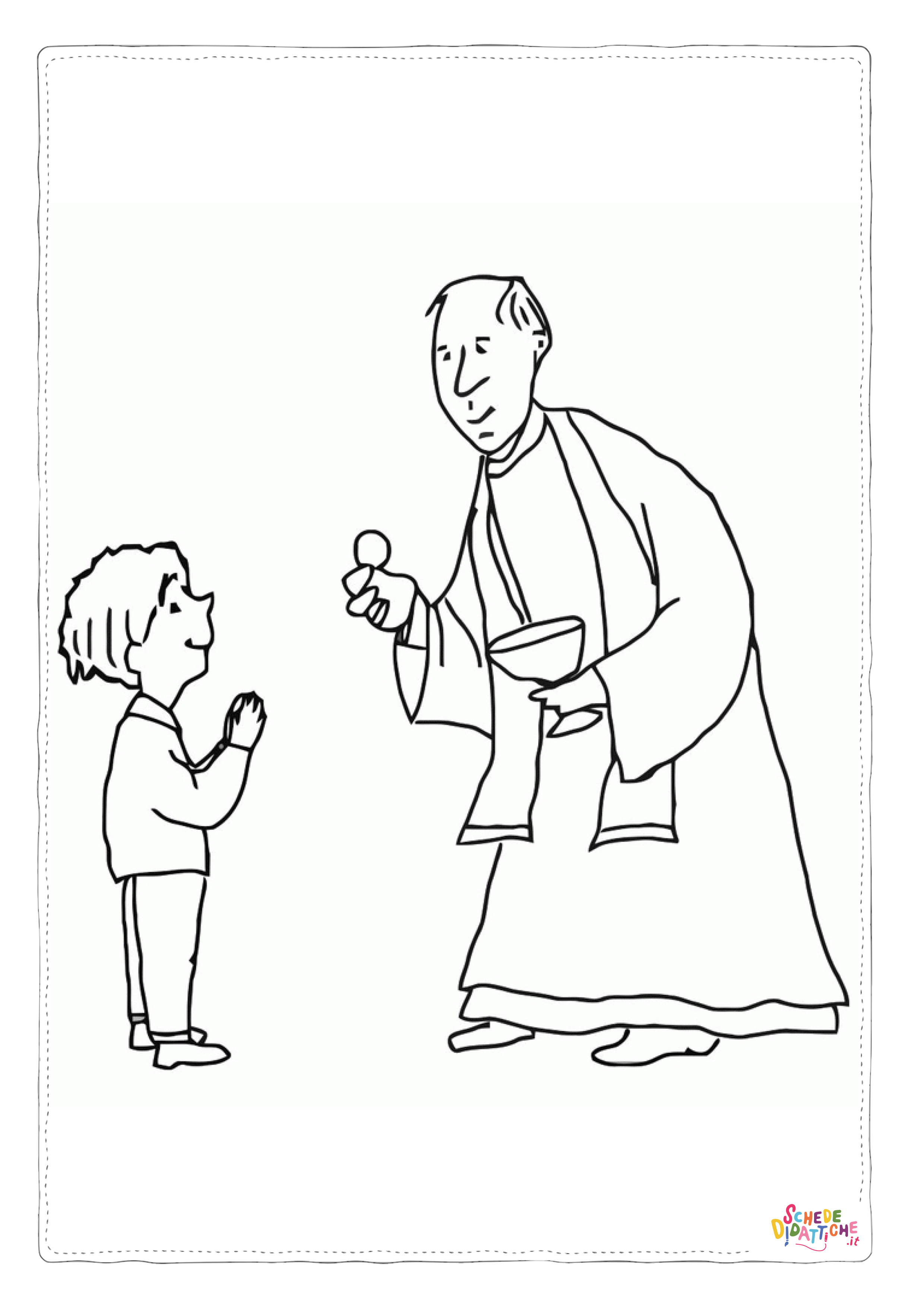 Disegno "Disegno di Cristianesimo da stampare e colorare 352" Disegno di Cristianesimo da stampare e colorare 352