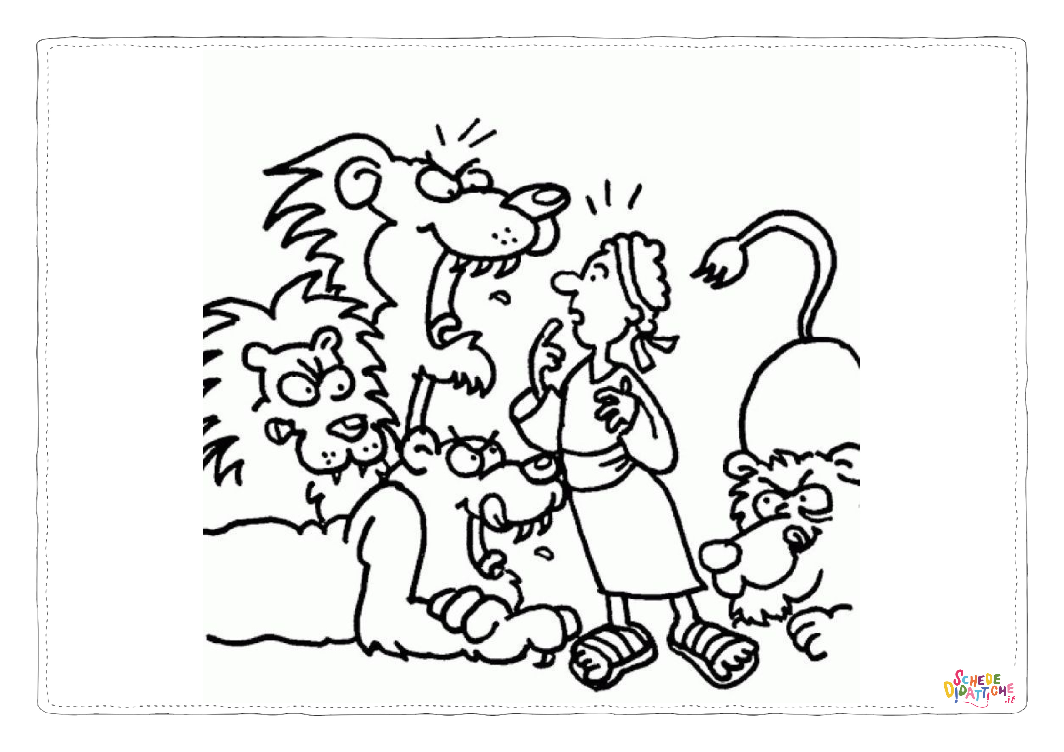 Disegno "Disegno di leone da stampare e colorare 113" Disegno di leone da stampare e colorare 113