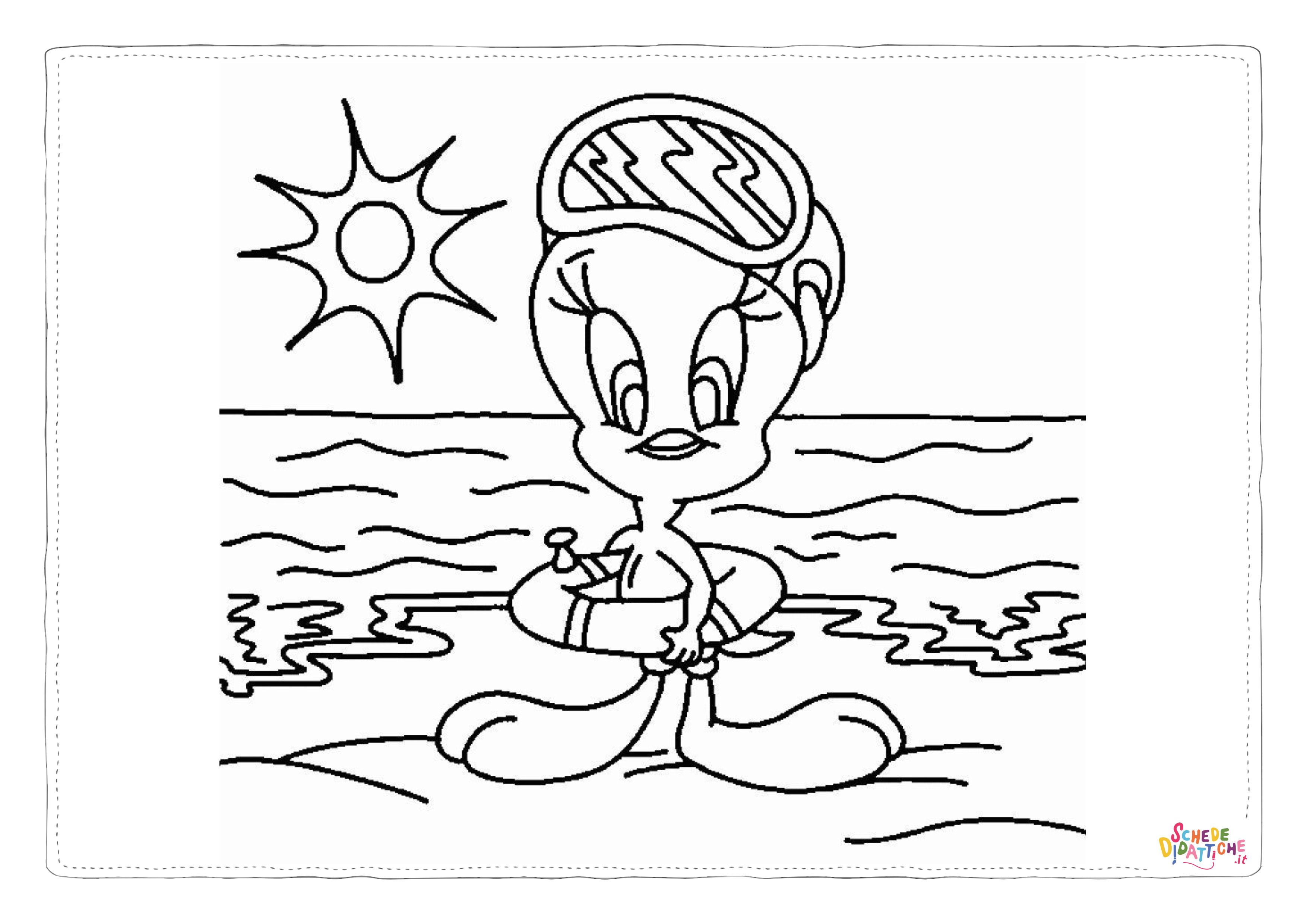 Disegno "Disegno di Titty da stampare e colorare 62" Disegno di Titty da stampare e colorare 62
