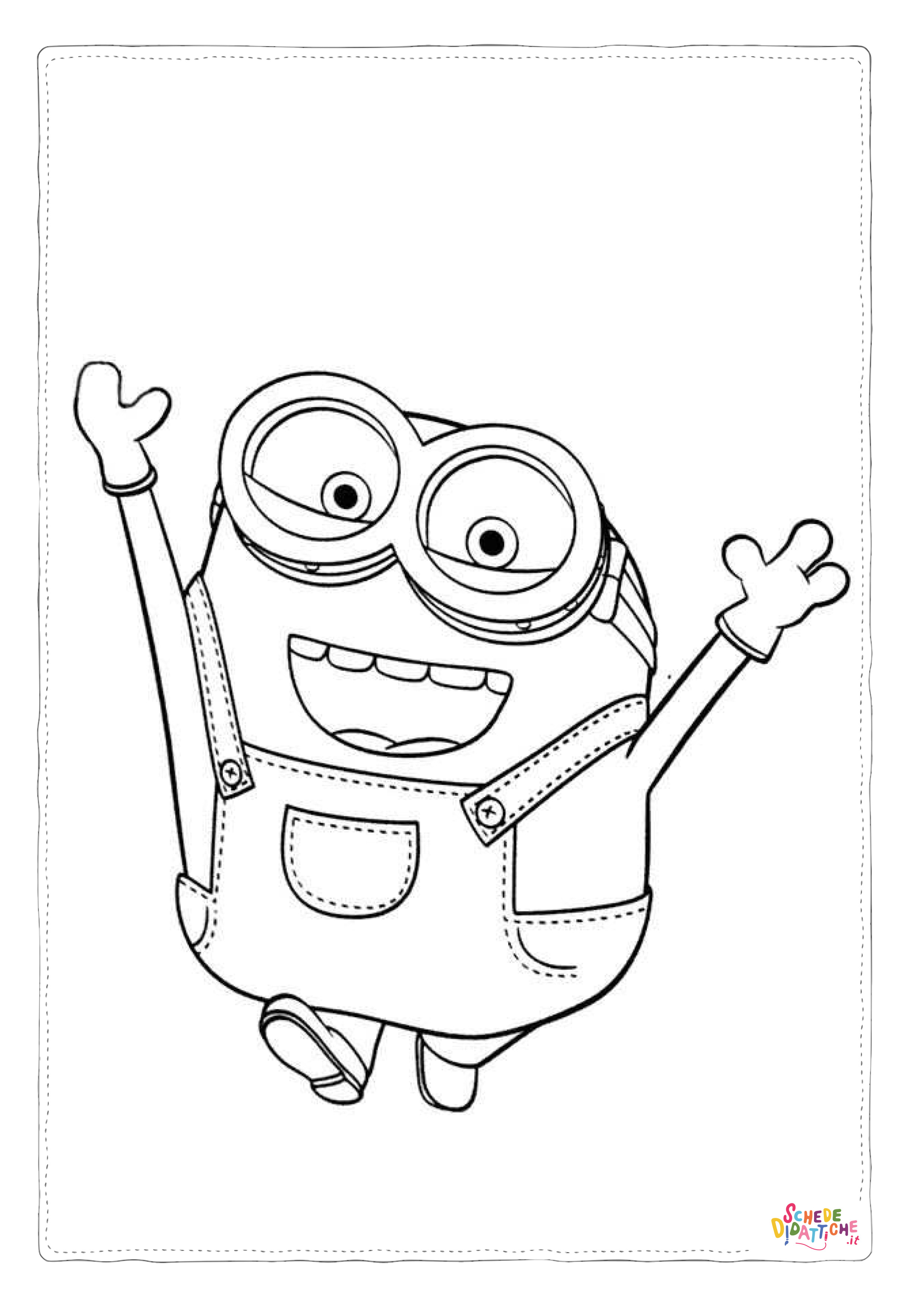 Disegno "Disegno di Cattivissimo me - Minions da stampare e colorare 30" Disegno di Cattivissimo me - Minions da stampare e colorare 30