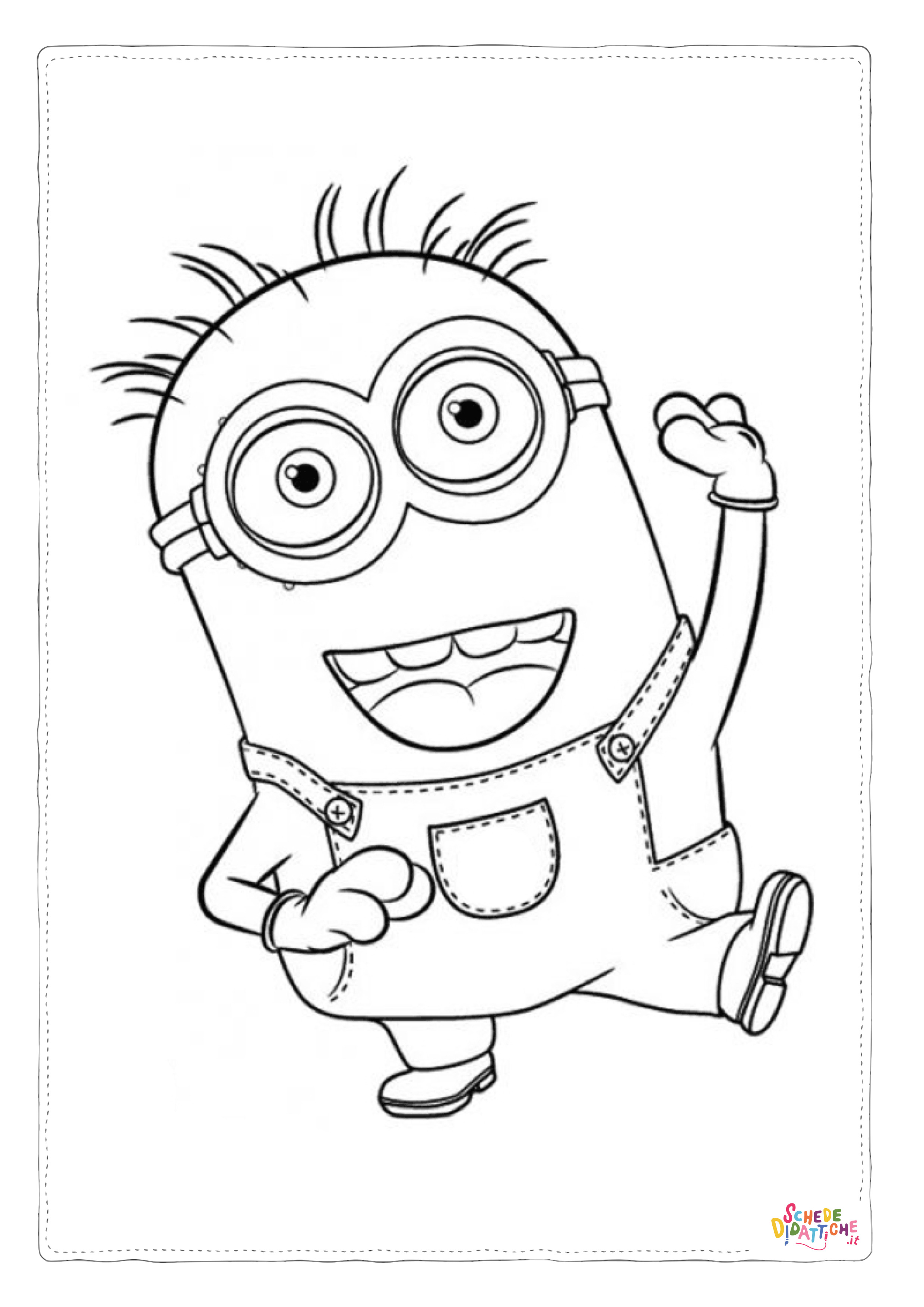 Disegno "Disegno di Cattivissimo me - Minions da stampare e colorare 18" Disegno di Cattivissimo me - Minions da stampare e colorare 18